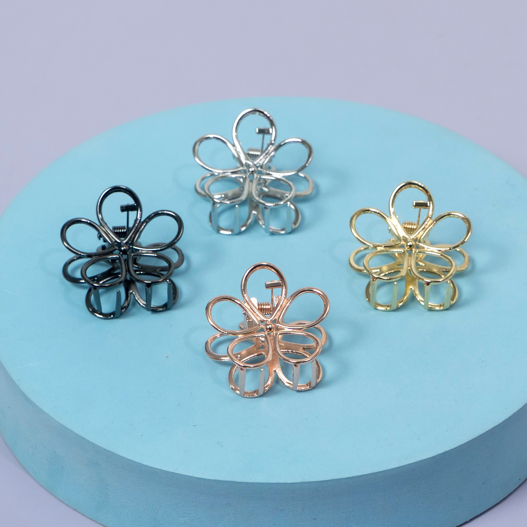 Metal Flower Hair Claw – UBK3414