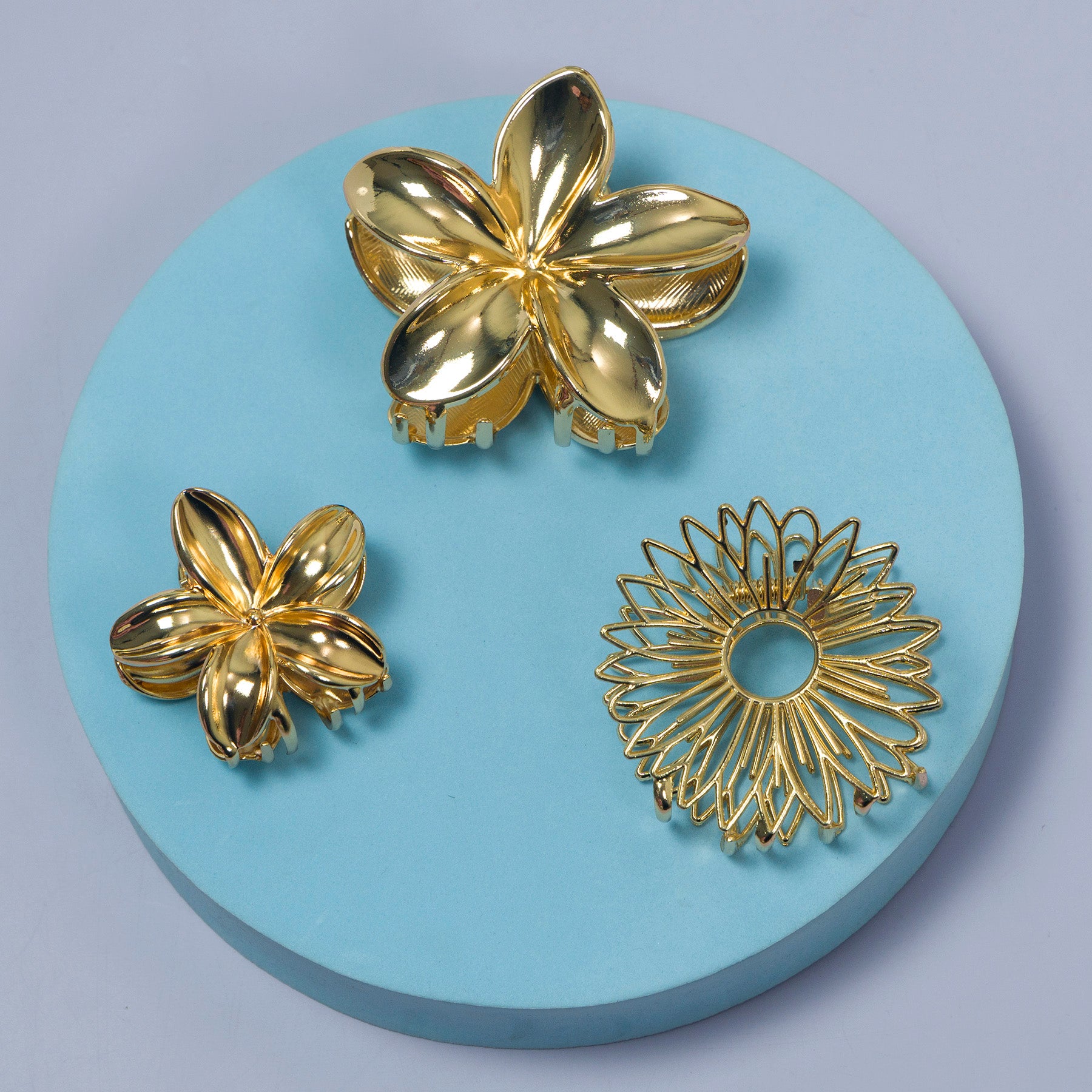 Metal hawaii hair claw – UBK3087