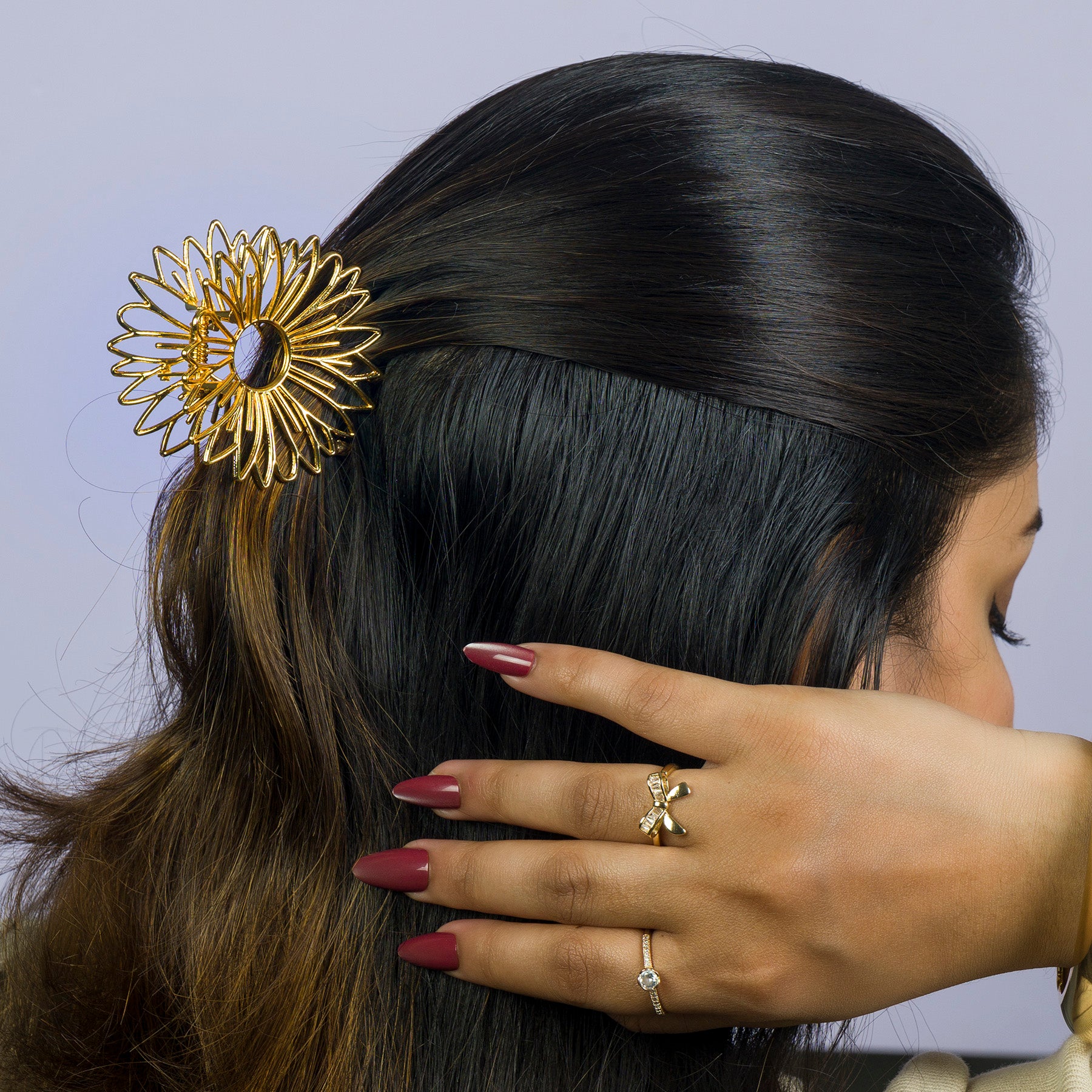 Metal hawaii hair claw – UBK3087