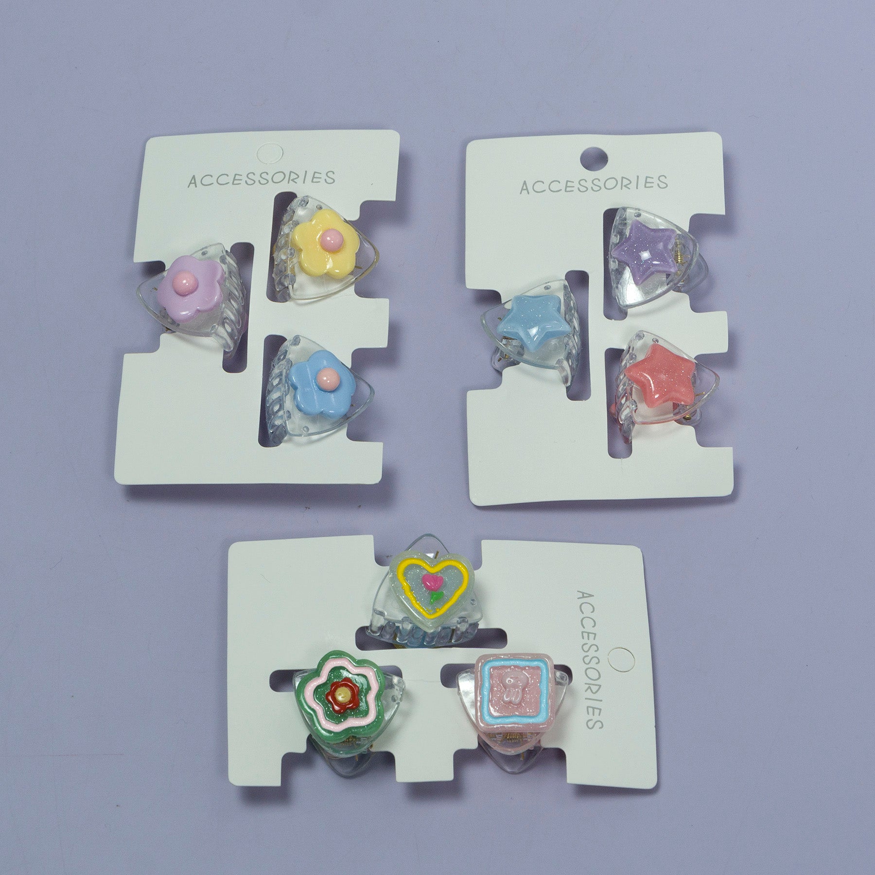 Mini Kids Hair Claw – Set of 3 –  UBK3088