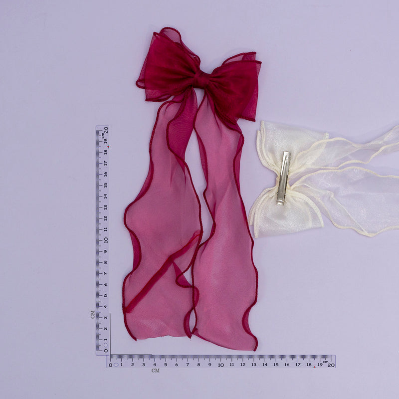 Organza Bow hair pins  – UBK2855