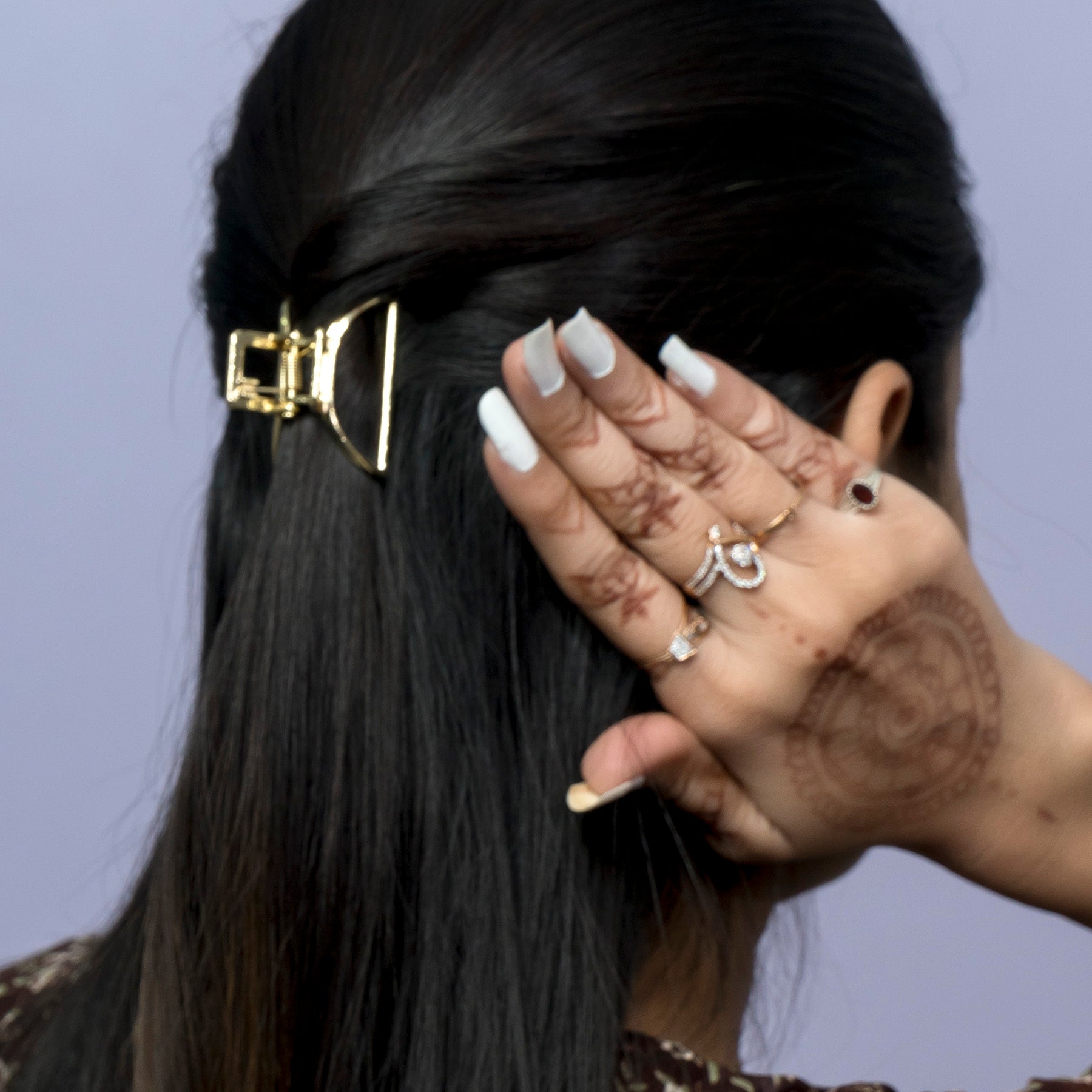 Metal Mini Half-Moon Claw Clip – UBK3417