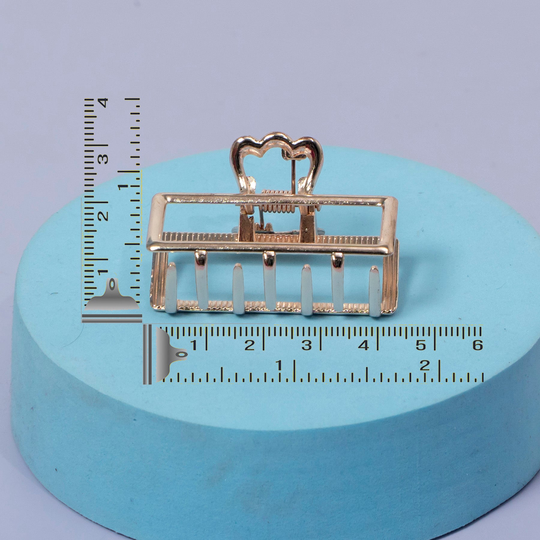 Metal Rectangle Open Hair Claw Clip – UBK3418