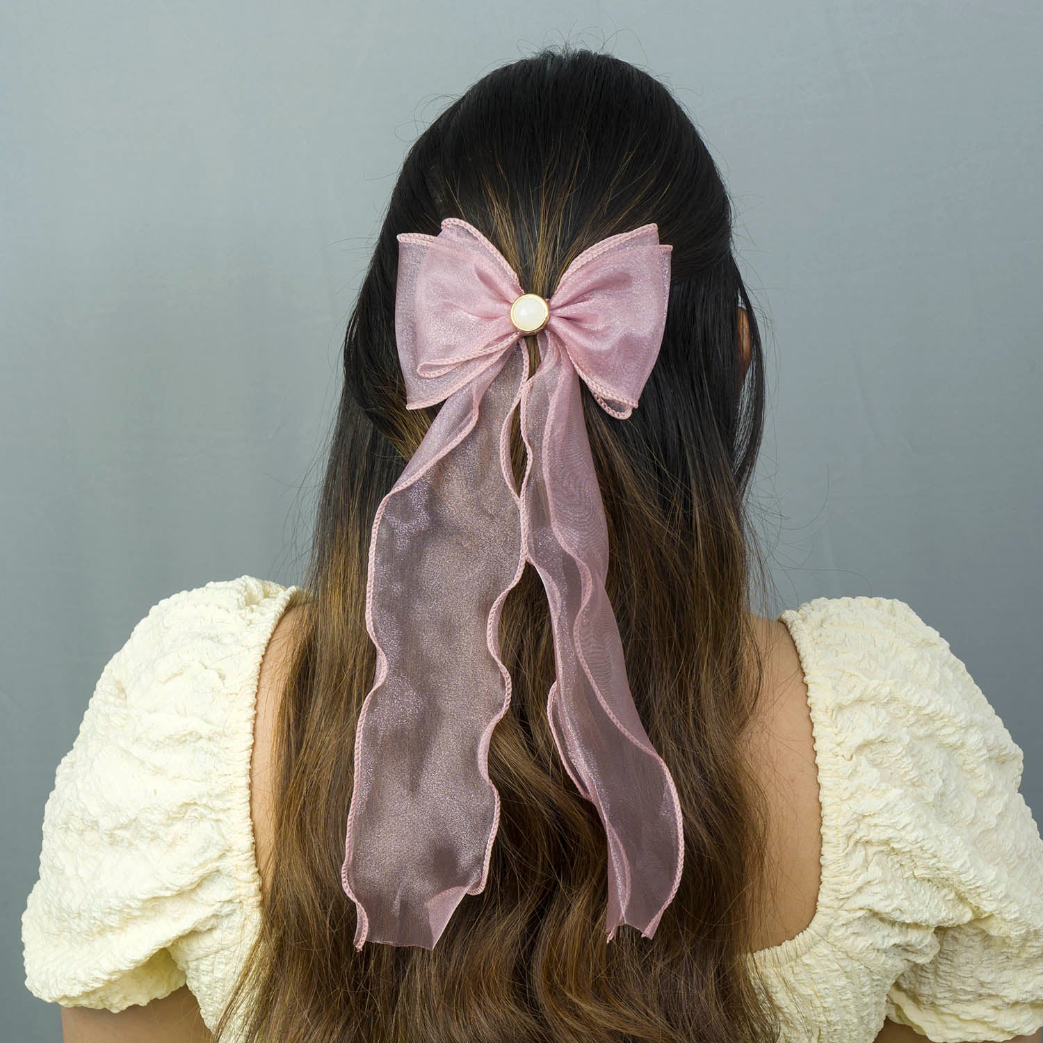 Organza Bow hair pins  – UBK2857