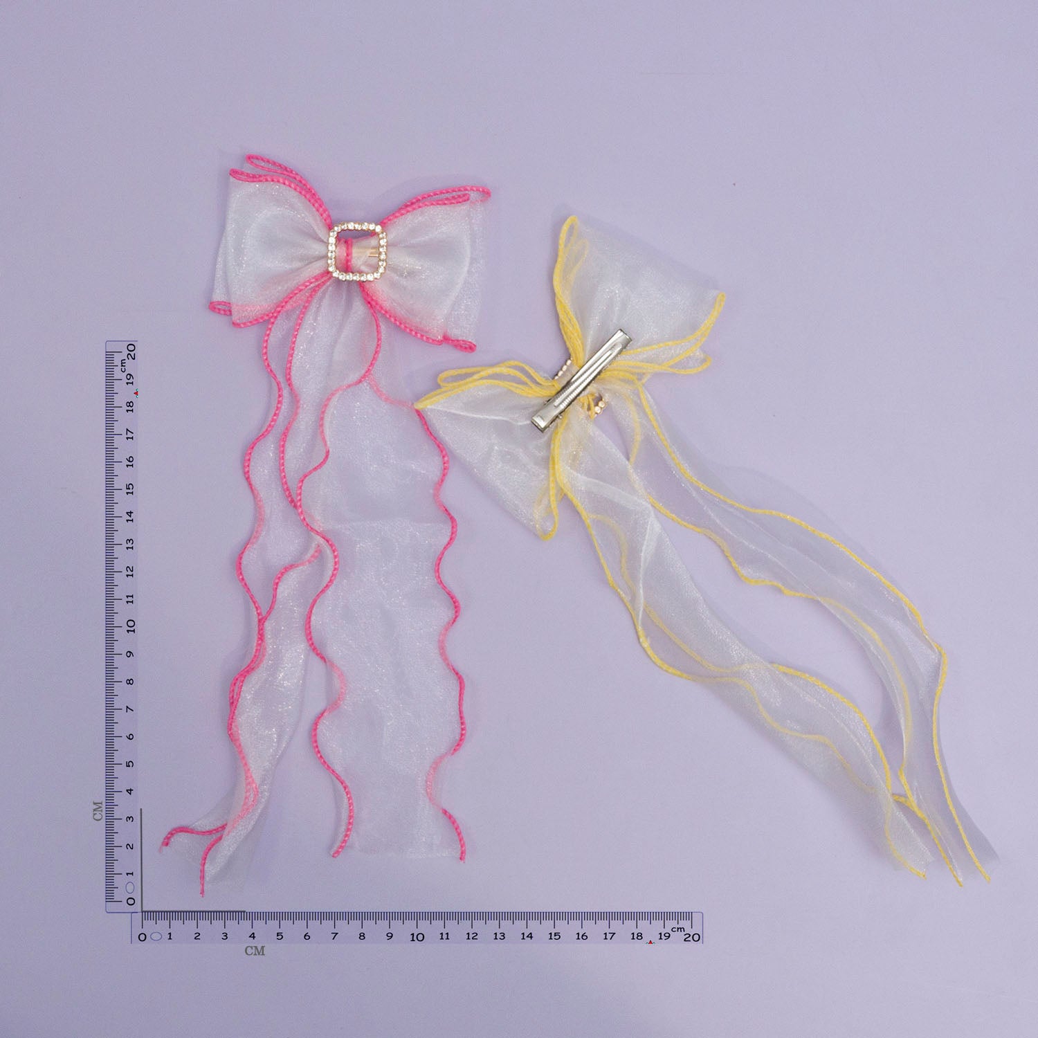 Organza Bow hair pins  – UBK2859