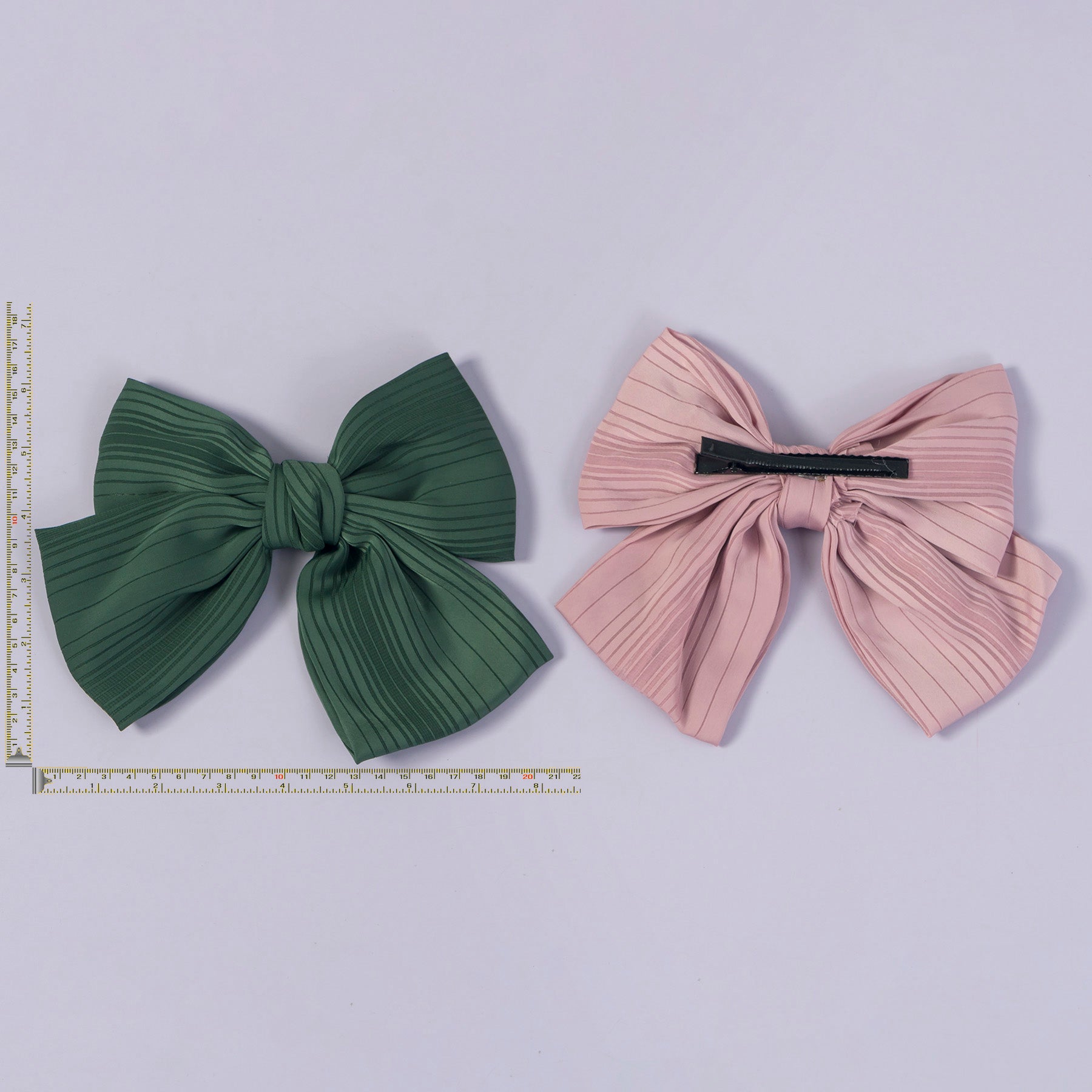 Strip Hair bow (Hair pin) - UBK3040