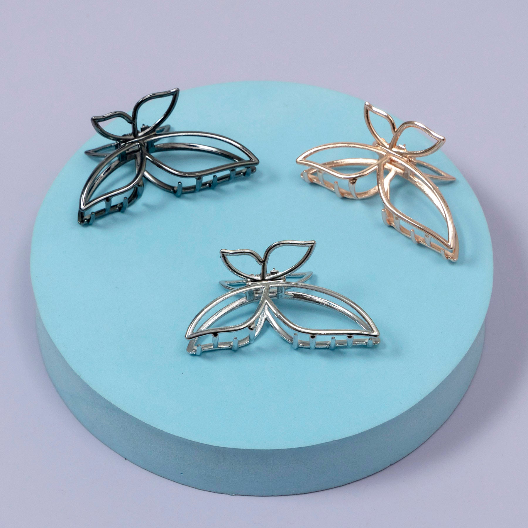 Elegant Butterfly Metal Hair Claw – UBK3537