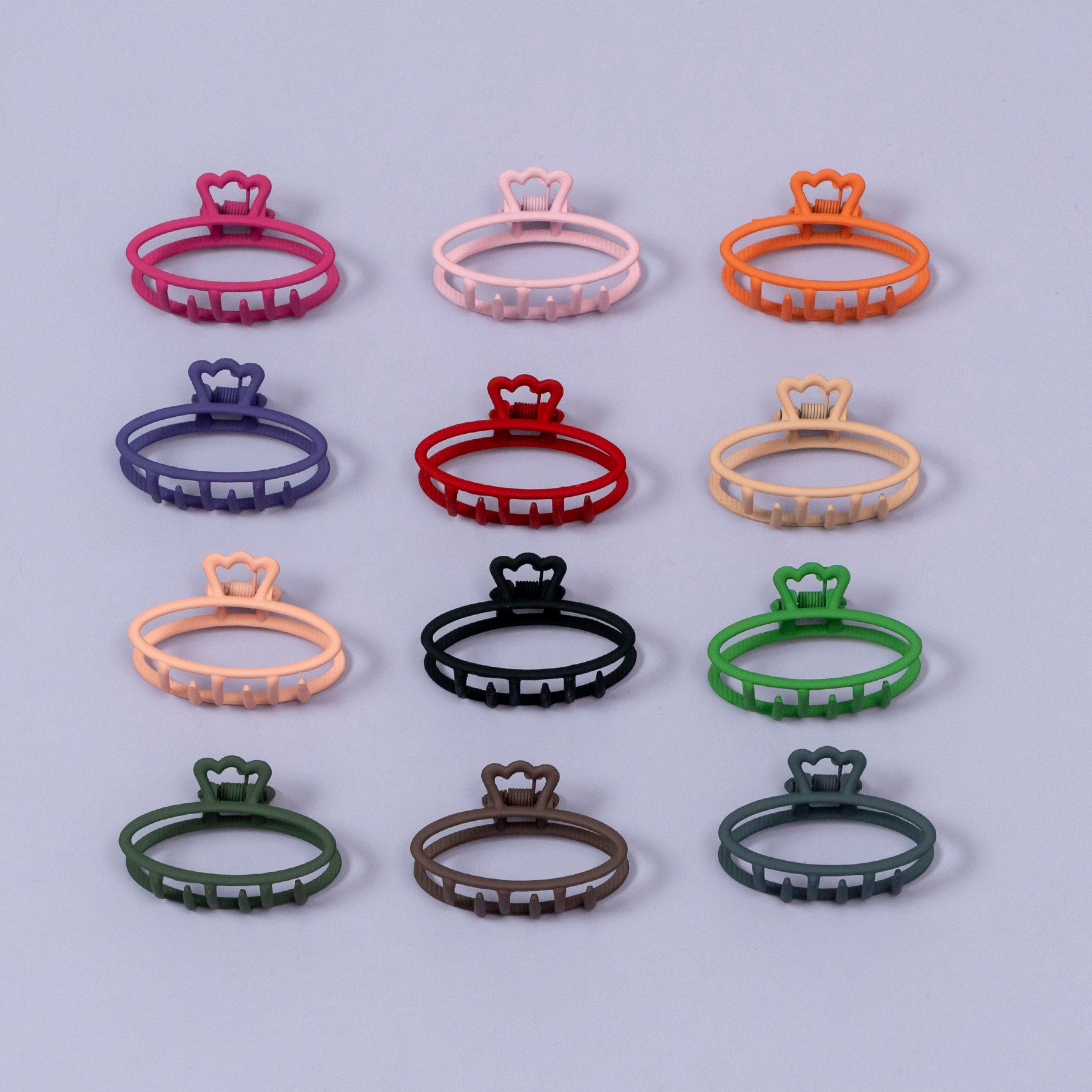 Matte oval Hair Claw – UBK3539