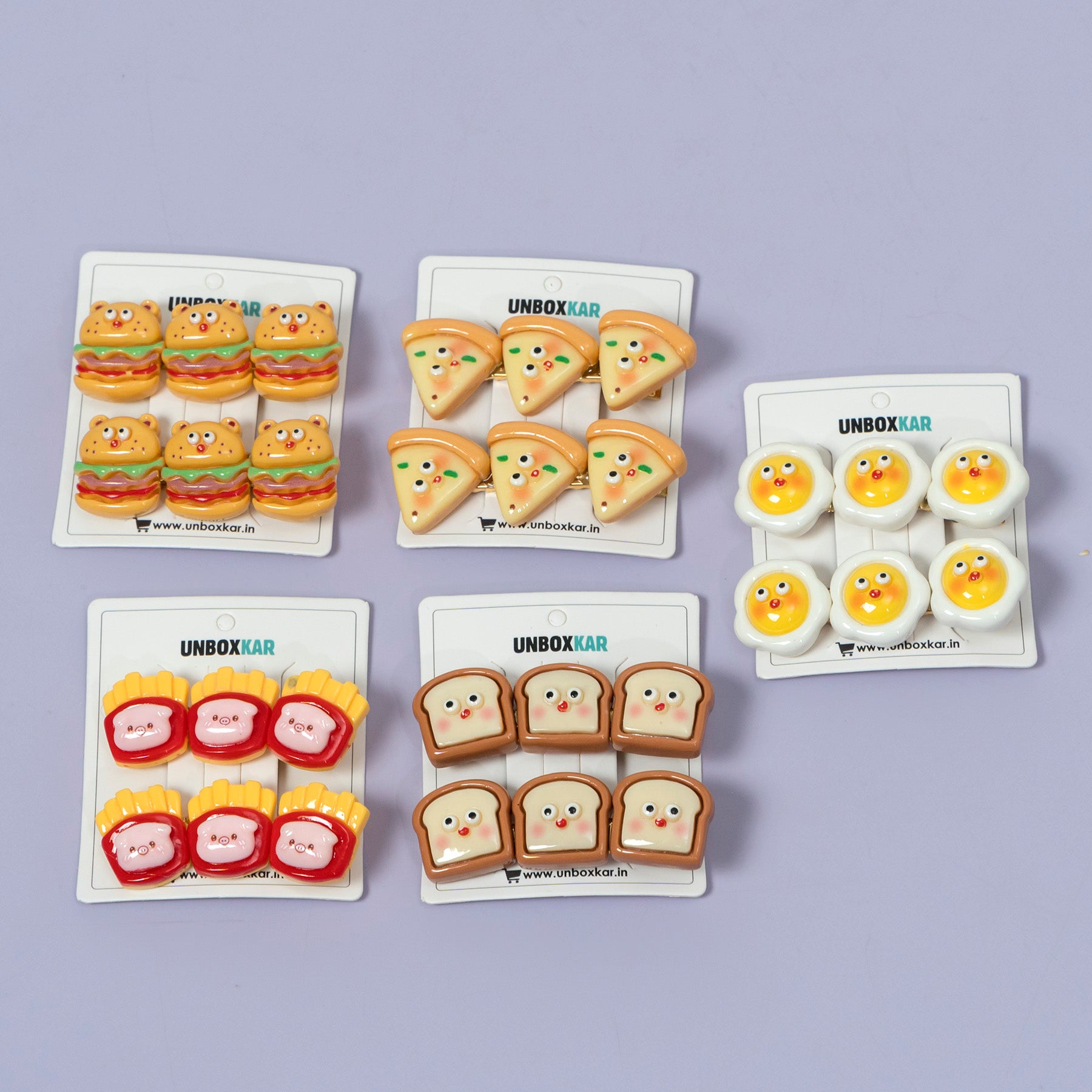 Cute Foodie Hair Pins – UBK3428