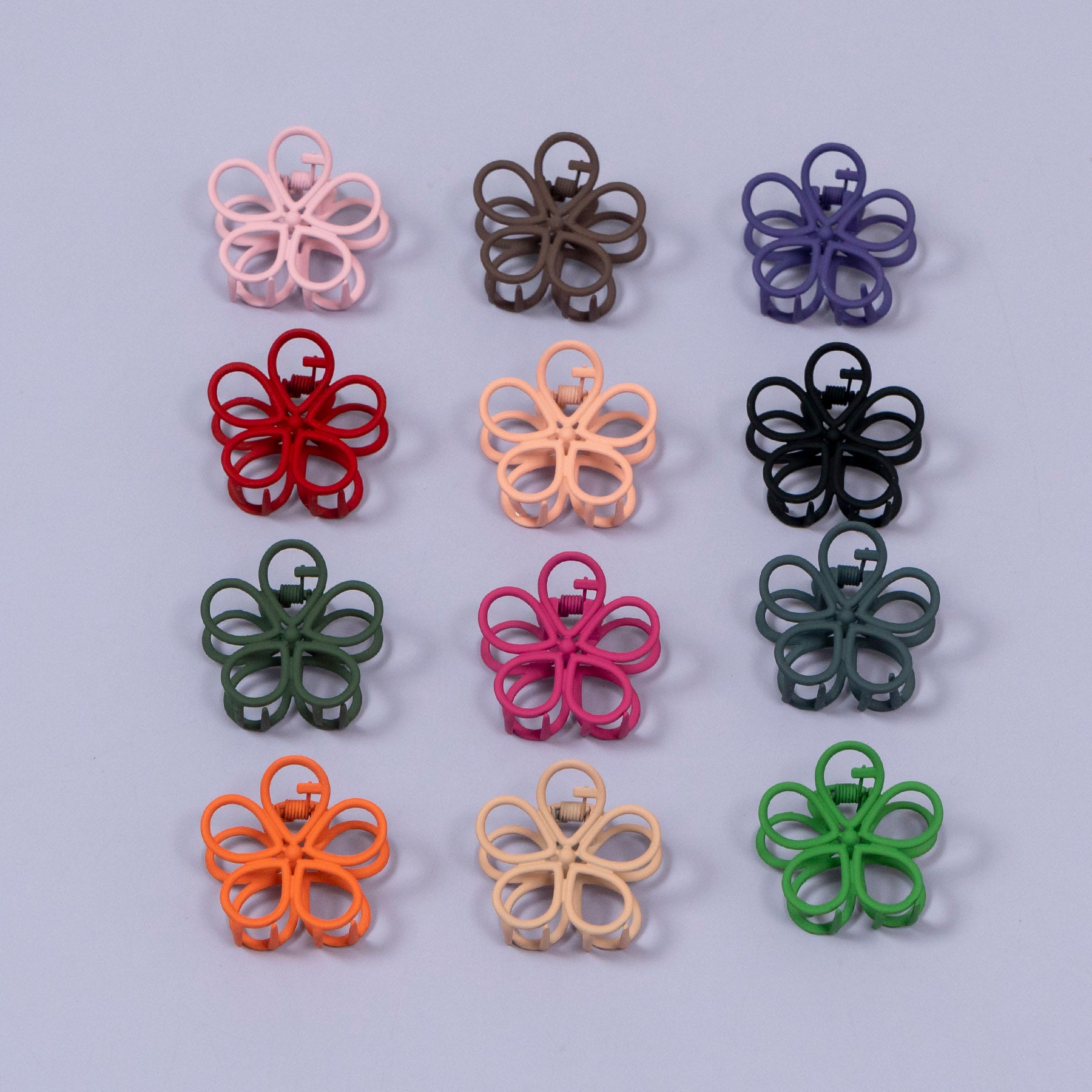 Flower Loop Matte Hair Claw – UBK3544