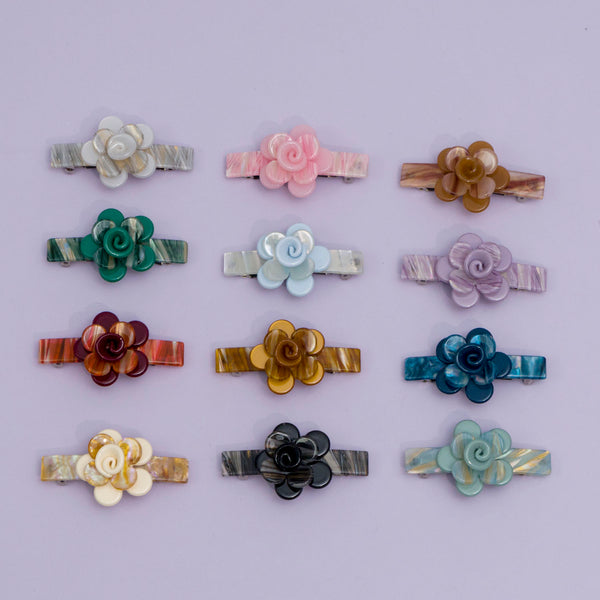 Marble Finish barrettes - UBK2868