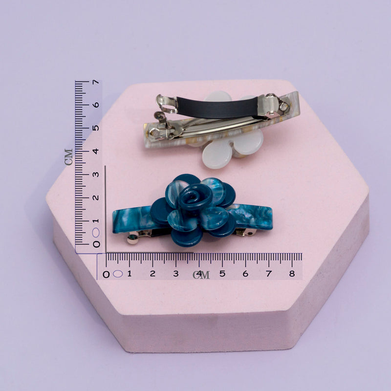 Marble Finish barrettes - UBK2868