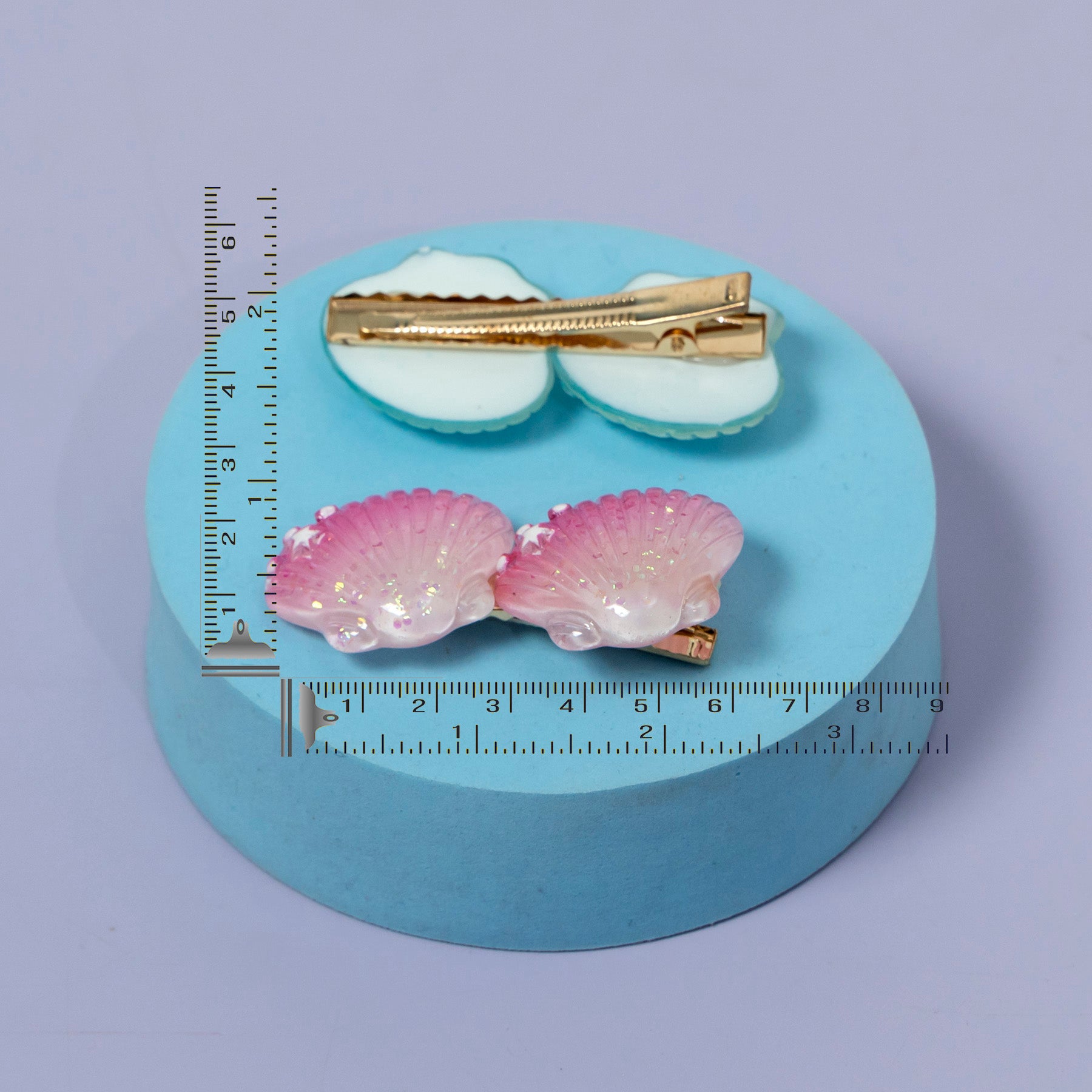 Glitter Mermaid Shell Hair Pins – UBK3430