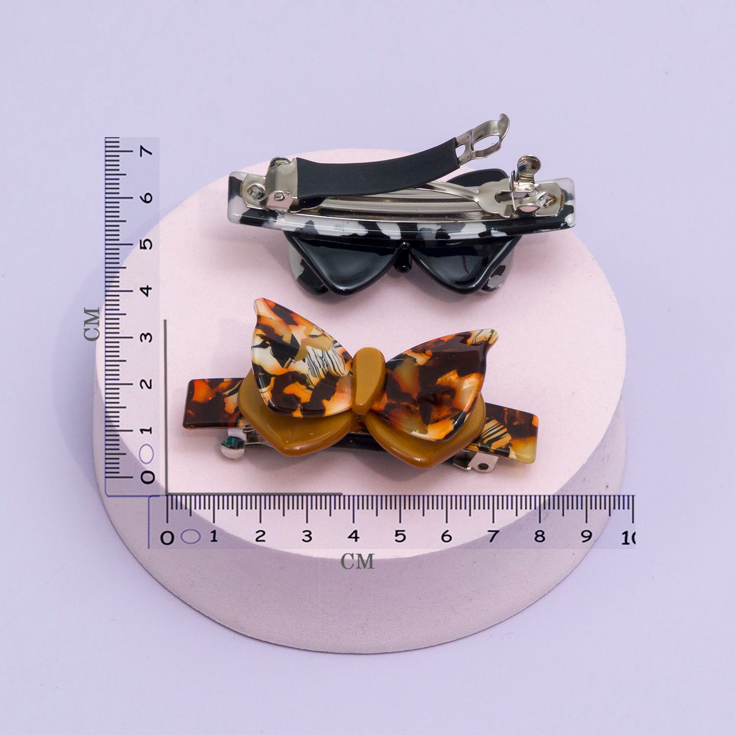 Marble Finish barrettes - UBK2869