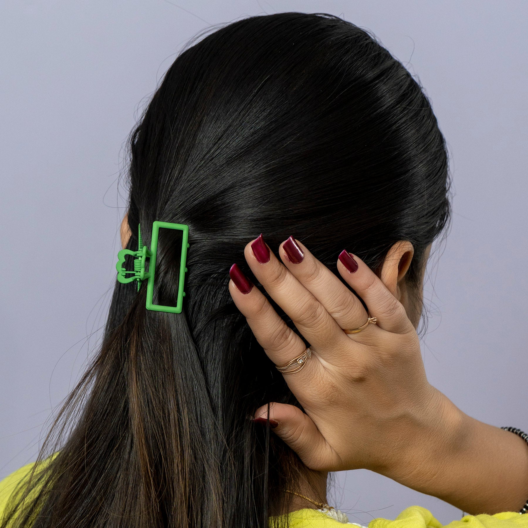 Rectangle Frame Hair Claw Clip – UBK3545