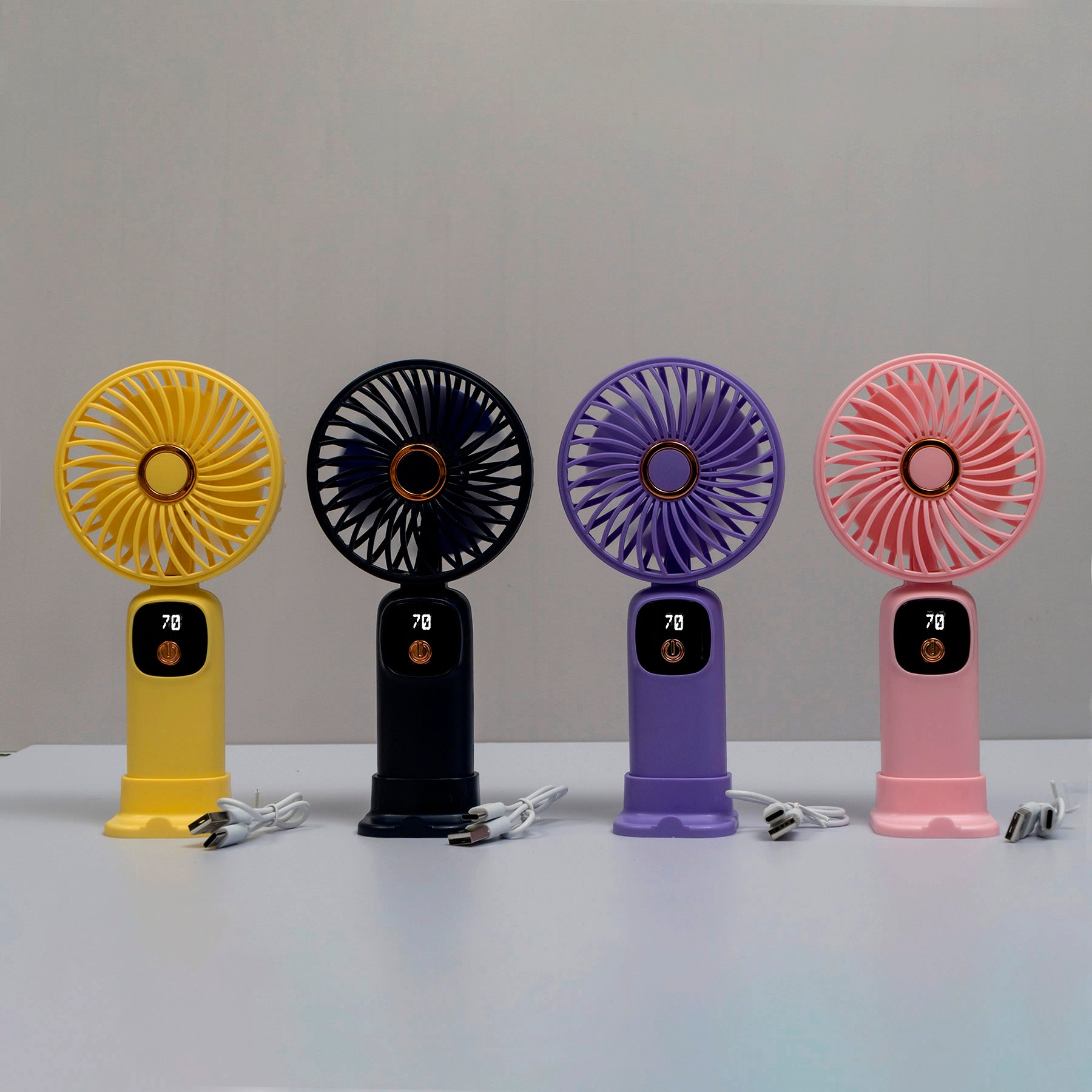 Mini Hand & Desk Fan with Mobile Holder - UBK3007