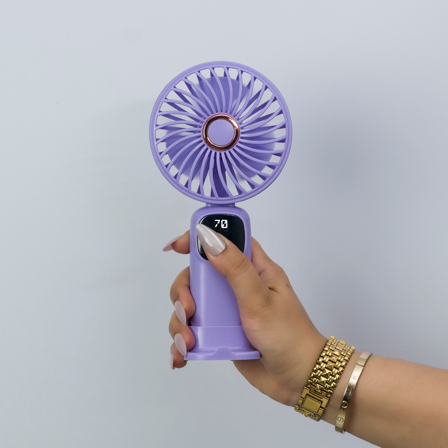 Mini Hand & Desk Fan with Mobile Holder - UBK3007