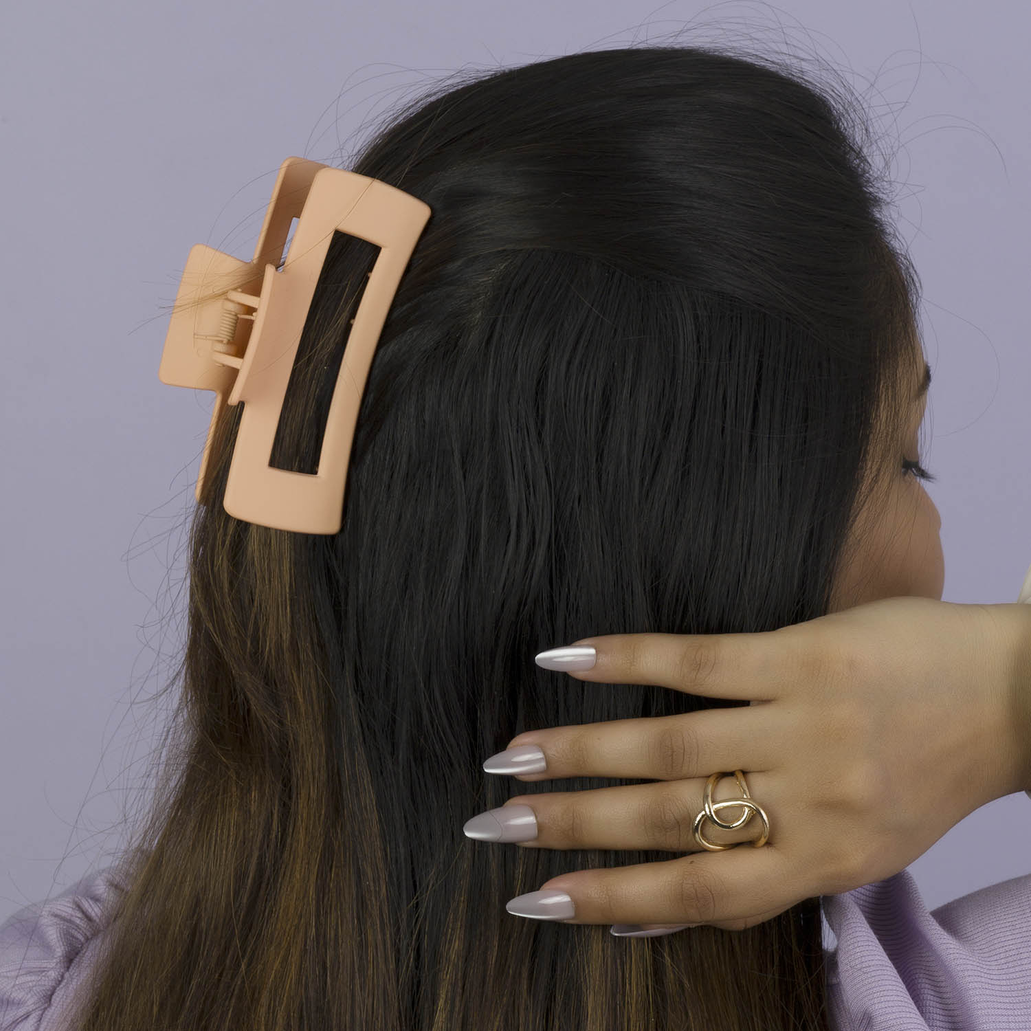 Korean Style Matte Hair claw - UBK2975