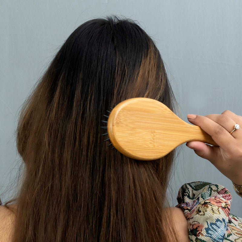 Korean Style wooden Hair Brush - UBK2620