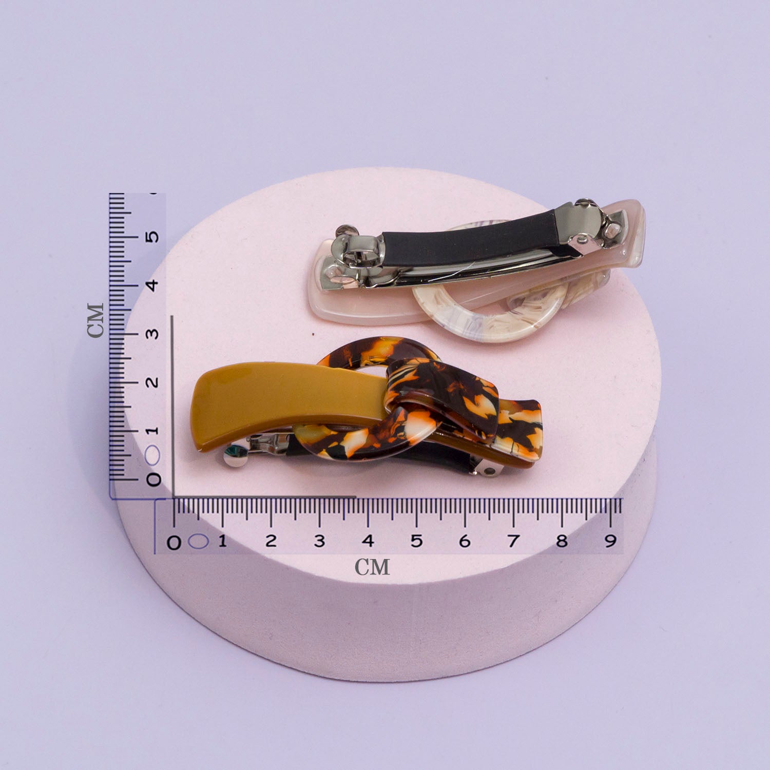Marble Finish barrettes - UBK2871