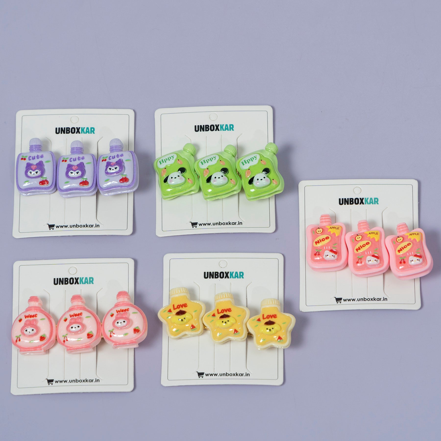 Cute Bottle Hair Pins – UBK3434