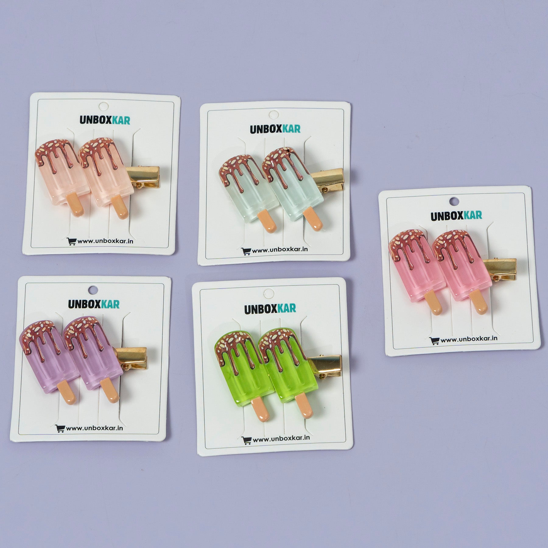 Ice-Cream Pops Hair Clips – UBK3436