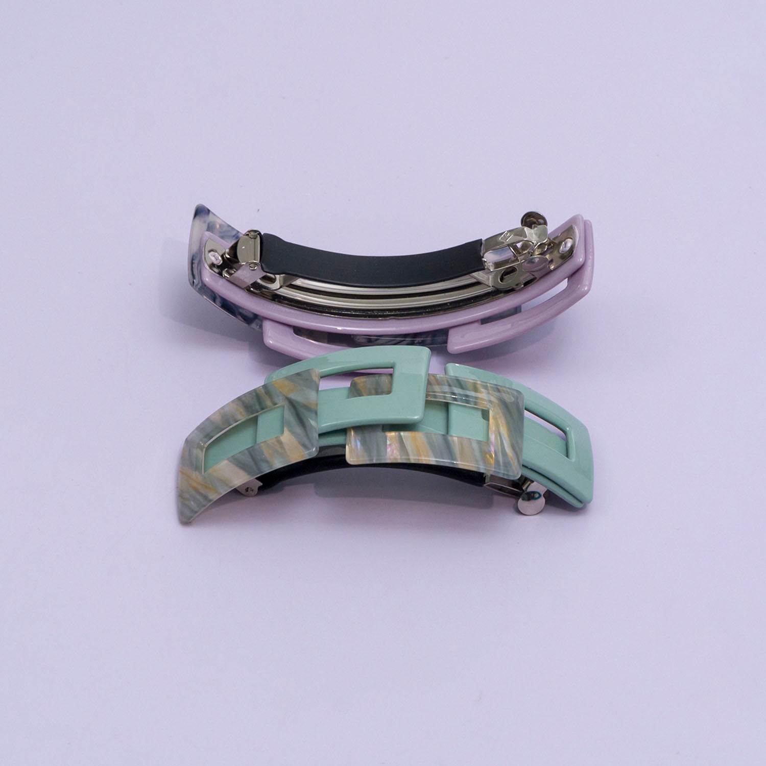 Marble Finish barrettes - UBK2875