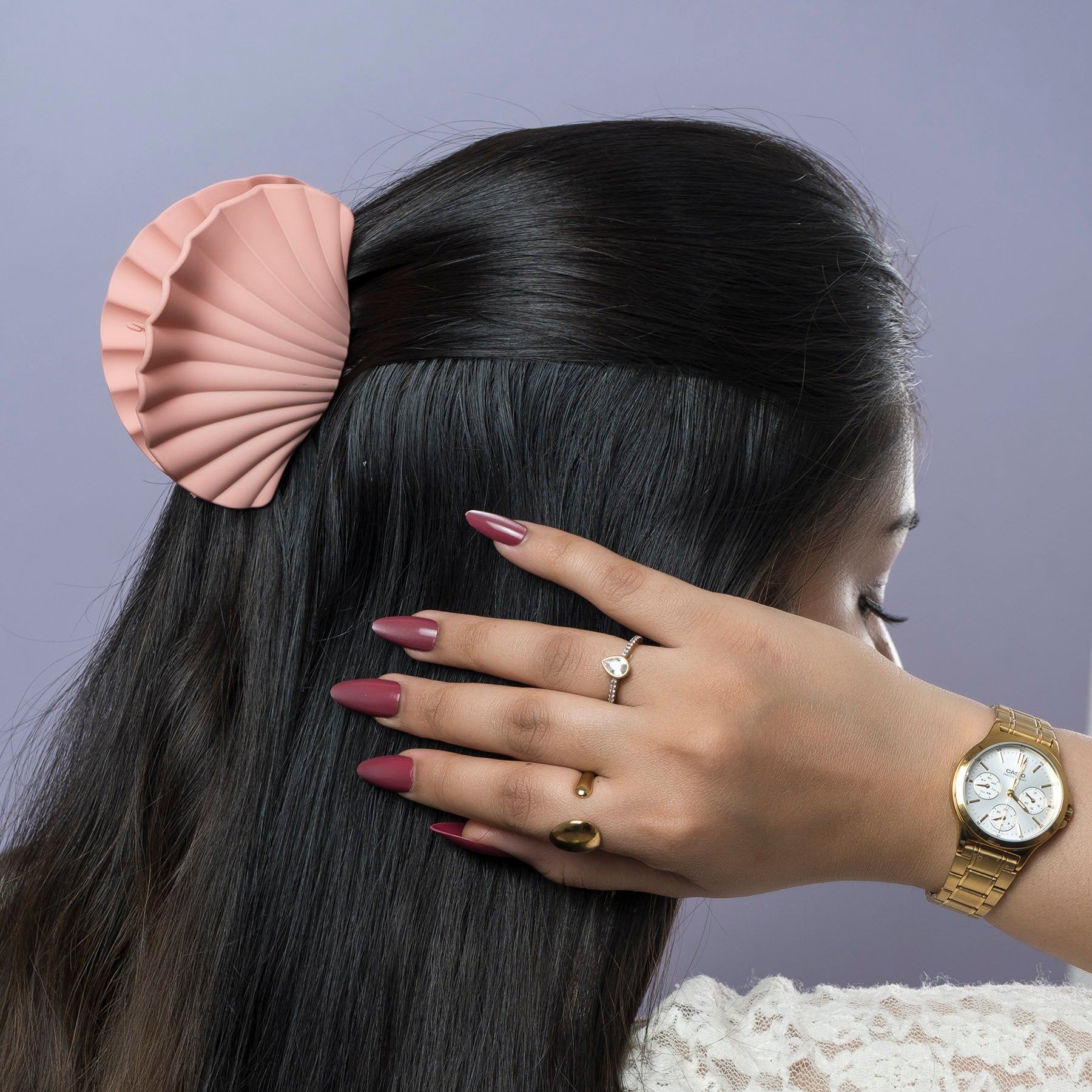 XL Matte Shell Hair Claw – UBK3773