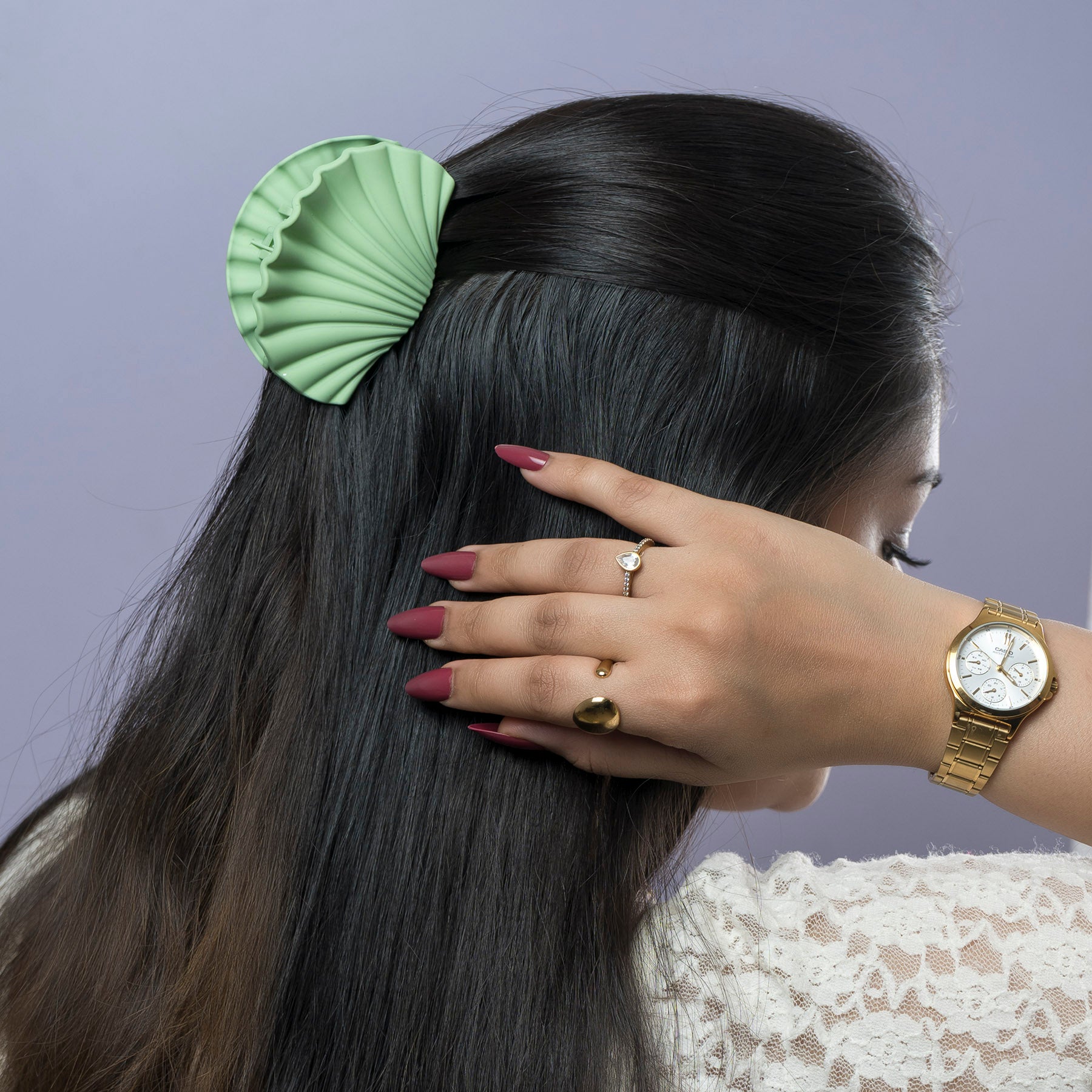 Matte Shell Hair Claw – UBK3774
