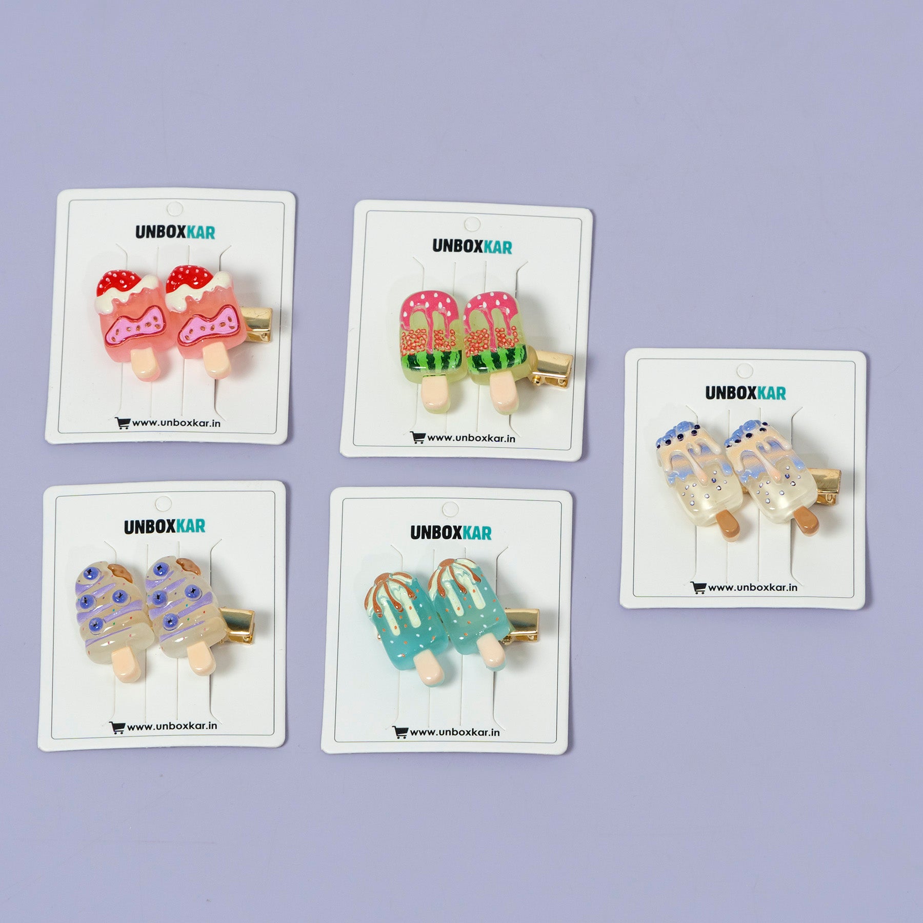 Cute Ice-Cream Hair Clips – UBK3440