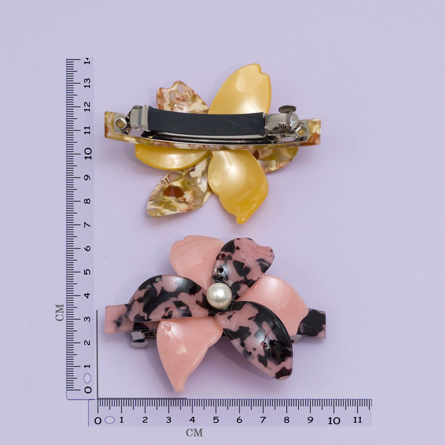 Marble Finish barrettes - UBK2879