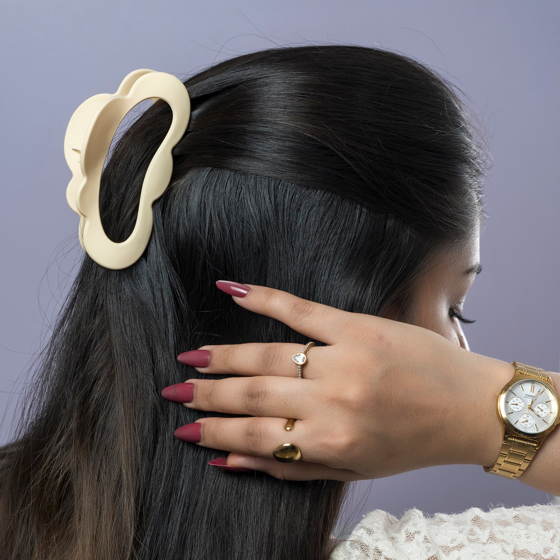 Matte Cloud Hair Claw – UBK3777