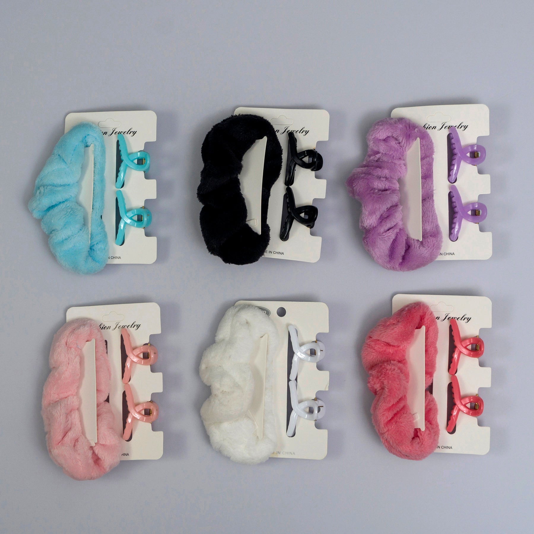 Fur Scrunchies + 2 Mini Claws  - UBK3008