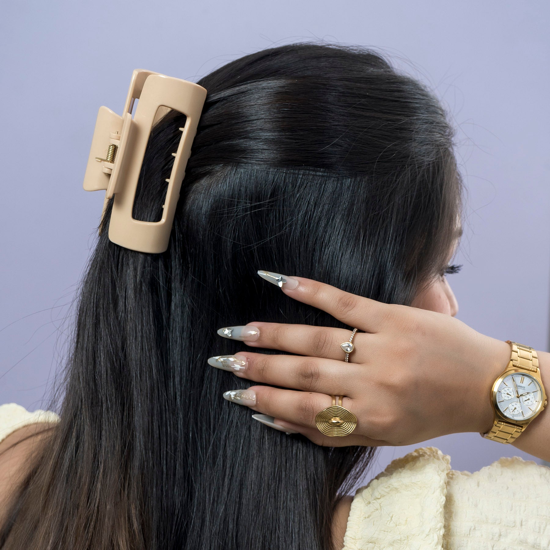 Unbreakable Classic Rectangular Hair Claw – UBK3830