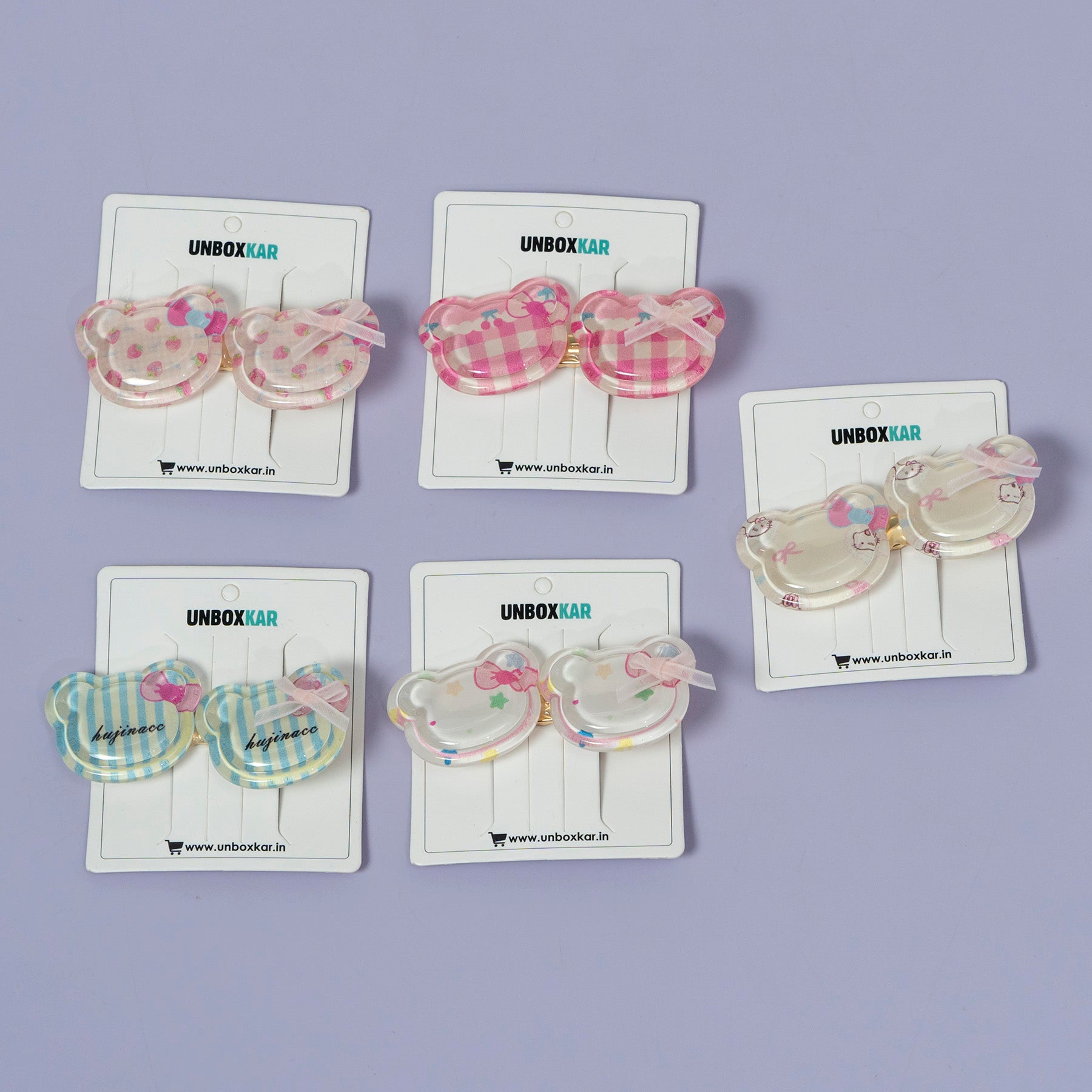 Cute Bear Bow Hair Clips – UBK3442