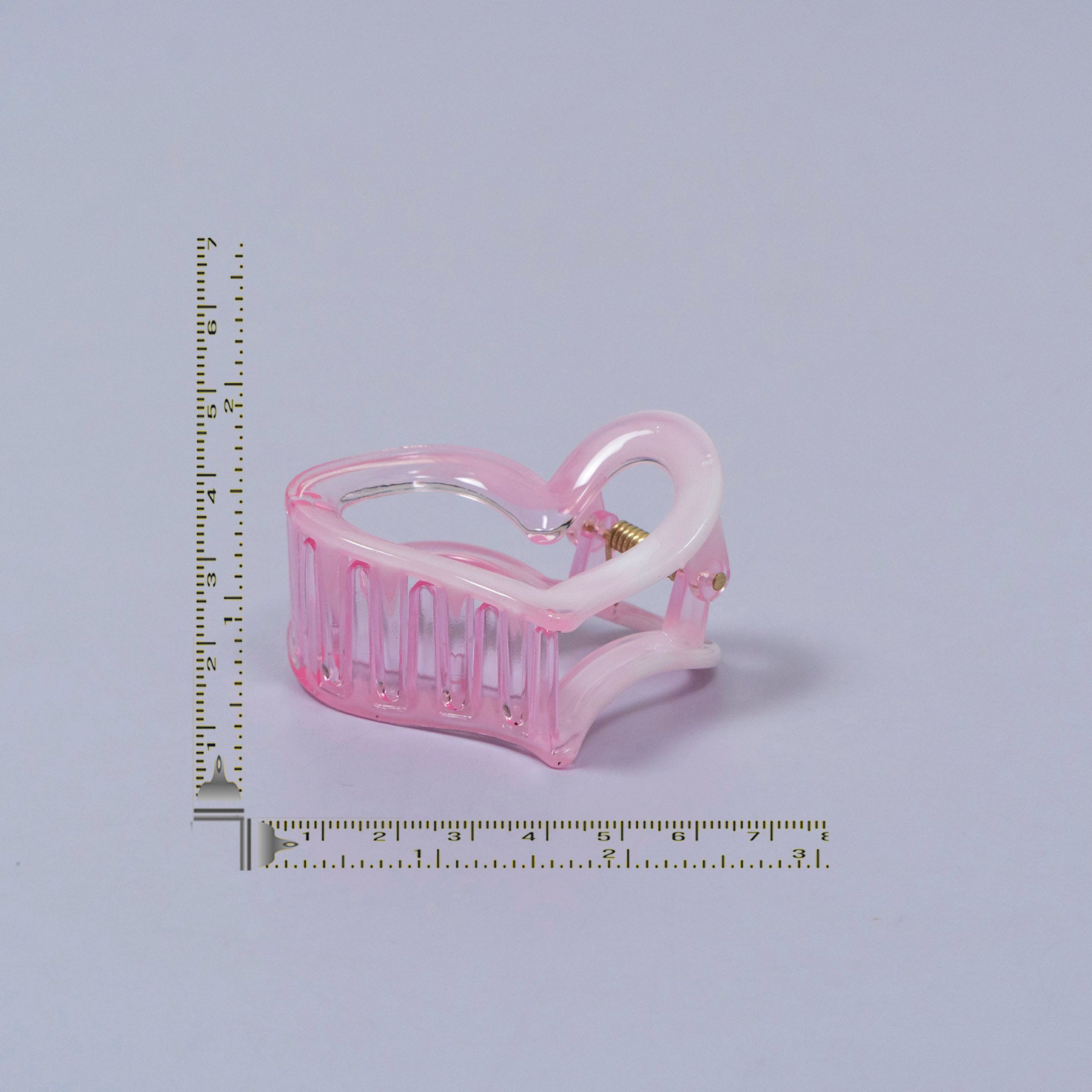 Heart Frame Acrylic Hair Claw Clip – UBK3556