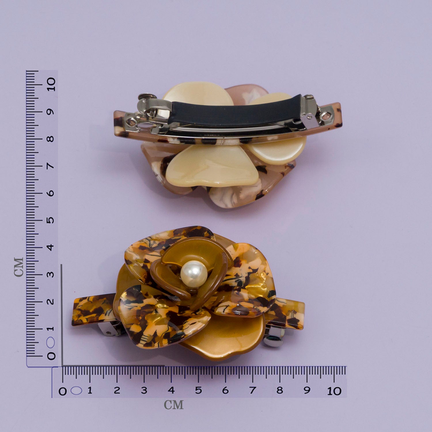 Marble Finish barrettes - UBK2880