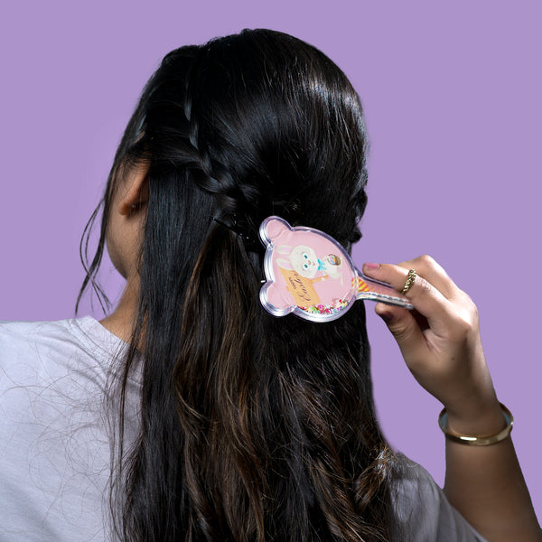 Teddy Glitter mini Hair Brush - UBK1758