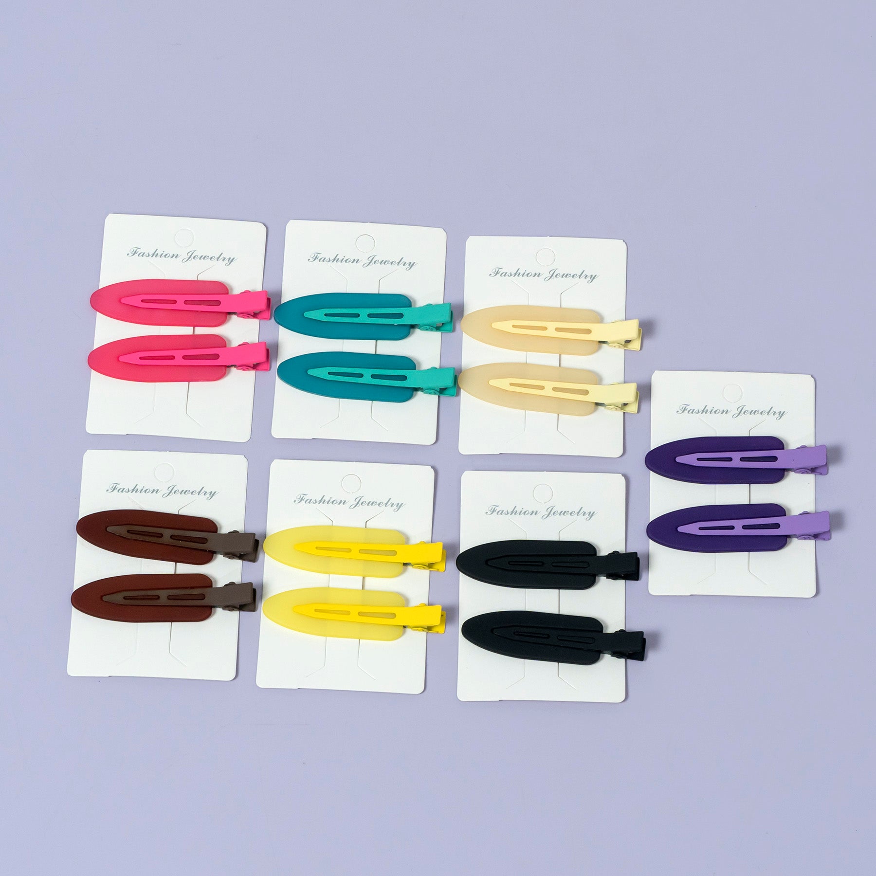 Dual-Tone Matte Hair Clips – UBK3445