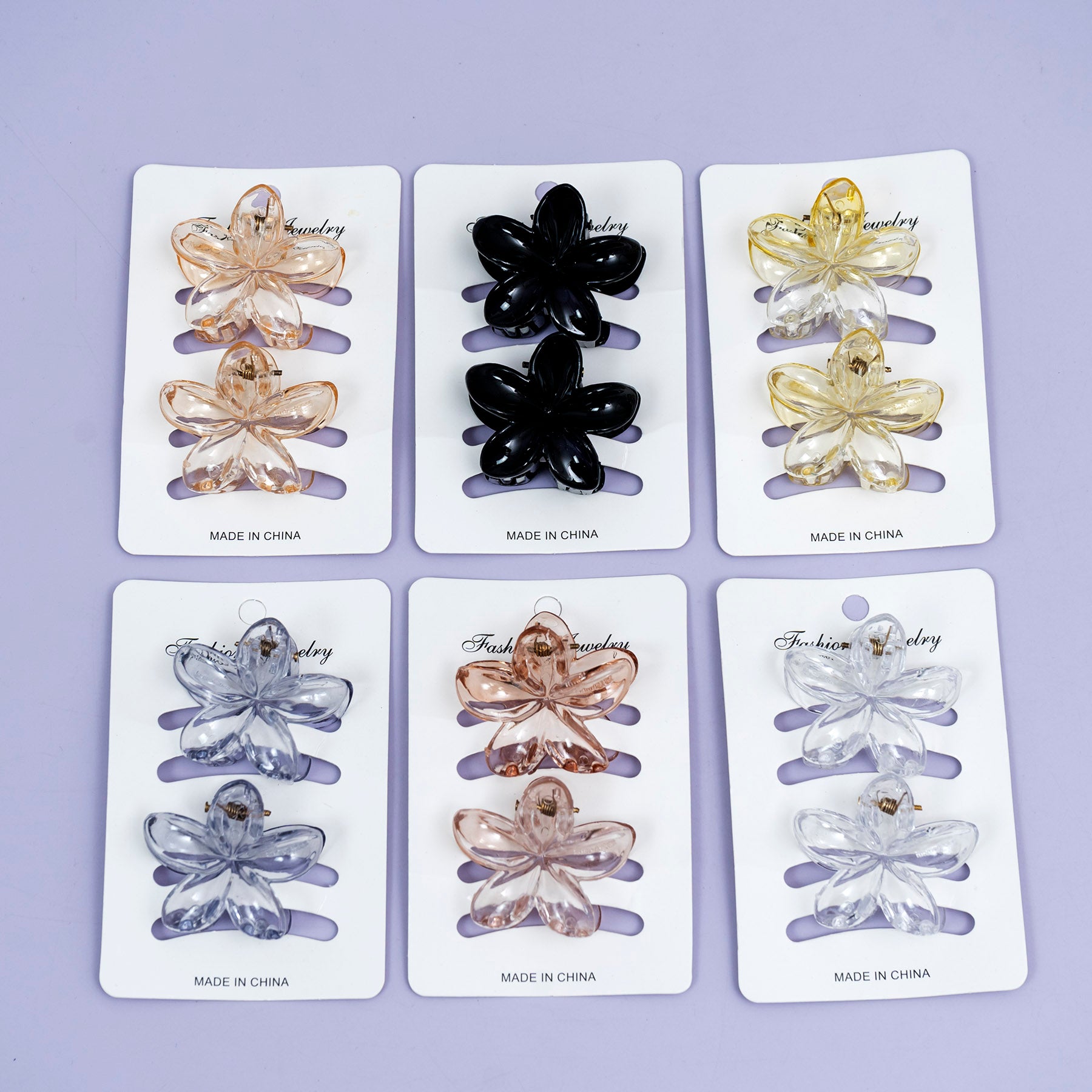 Glossy Mini Flower Hair Claw (Set of 2) – UBK3781