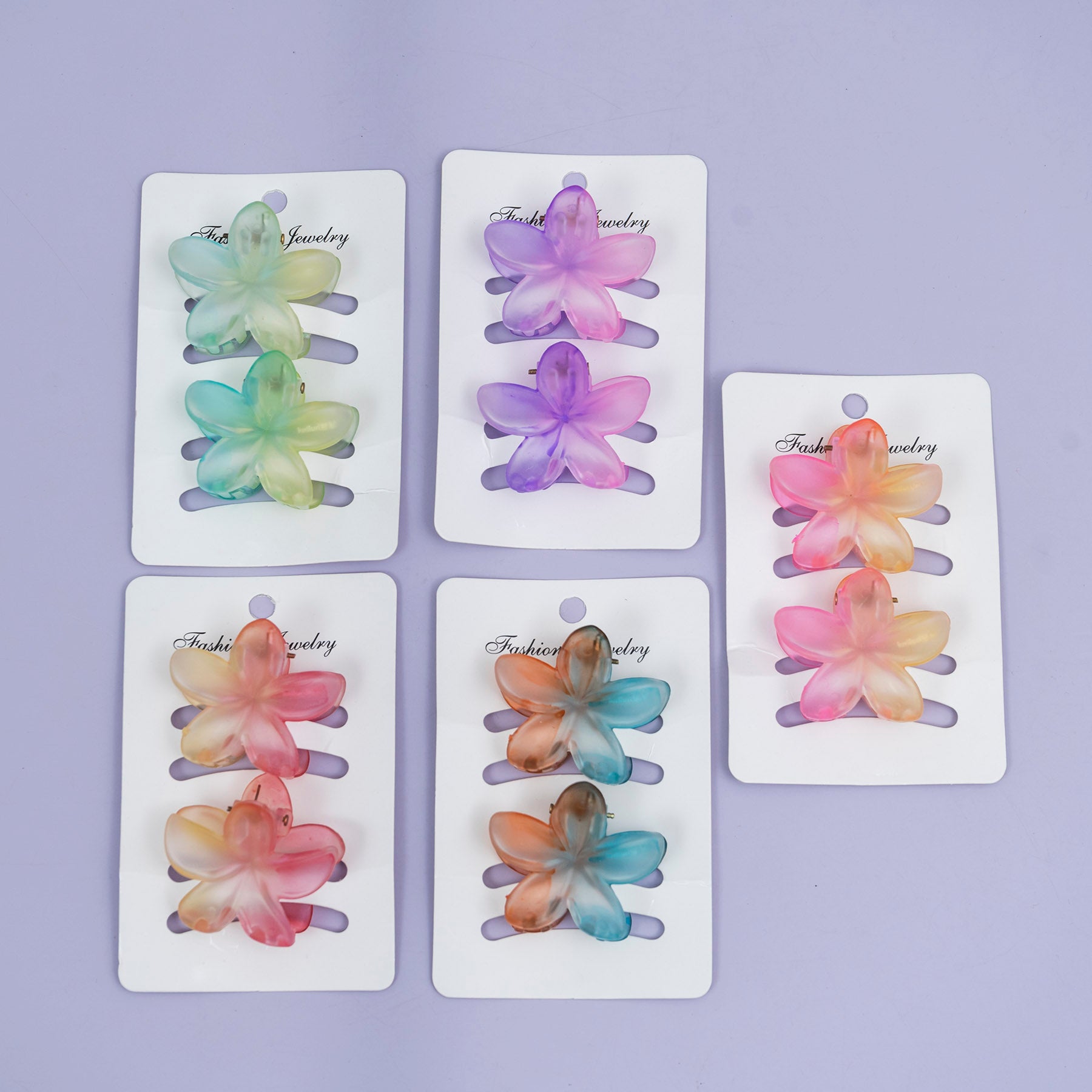 Gradient Mini Flower Hair Claw (Set of 2) – UBK3782
