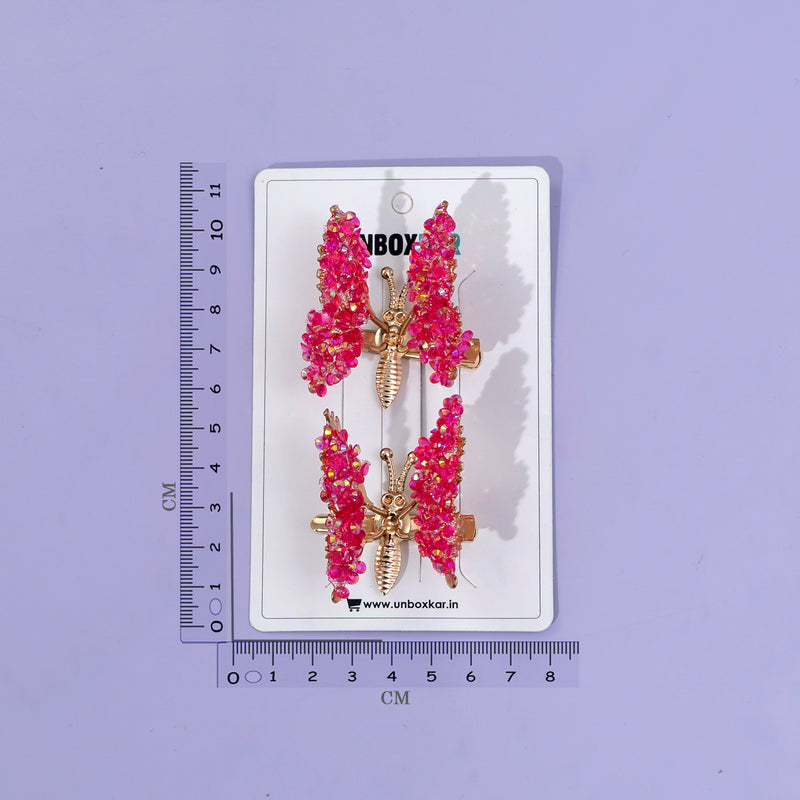 Butterfly glitter pins (Pack of 2) - UBK2281