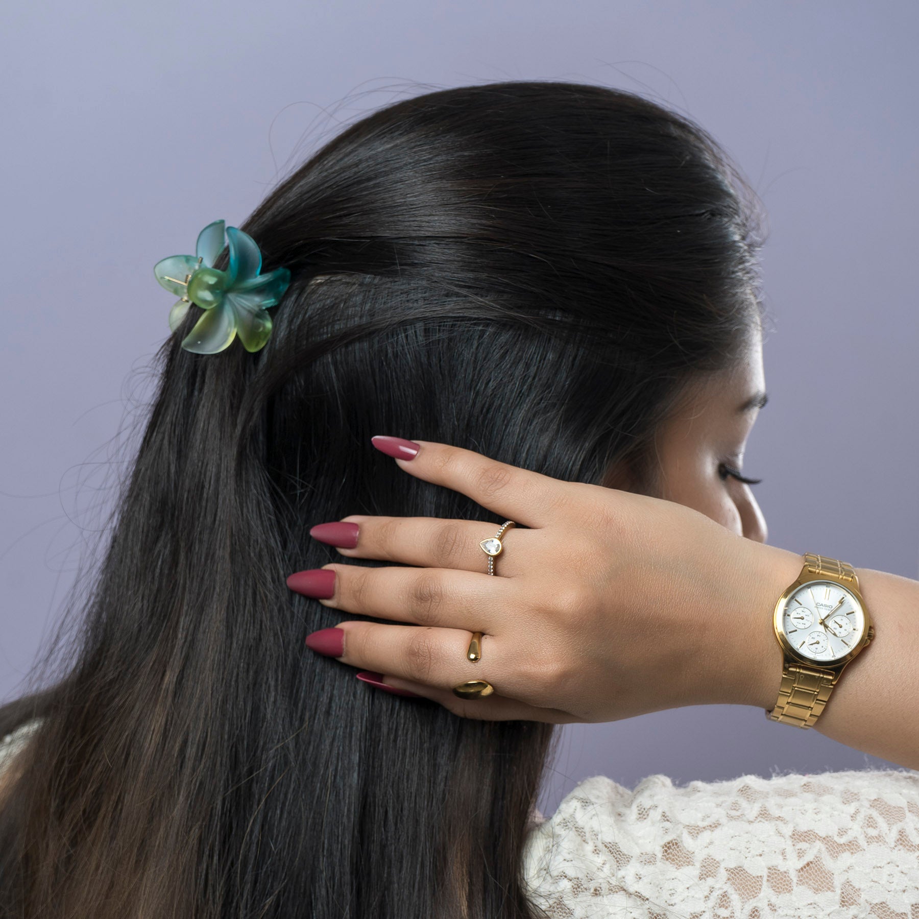 Gradient Mini Flower Hair Claw (Set of 2) – UBK3782