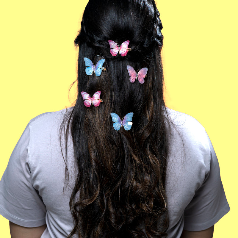 Butterfly hair pins ( 2 pcs ) - UBK1766