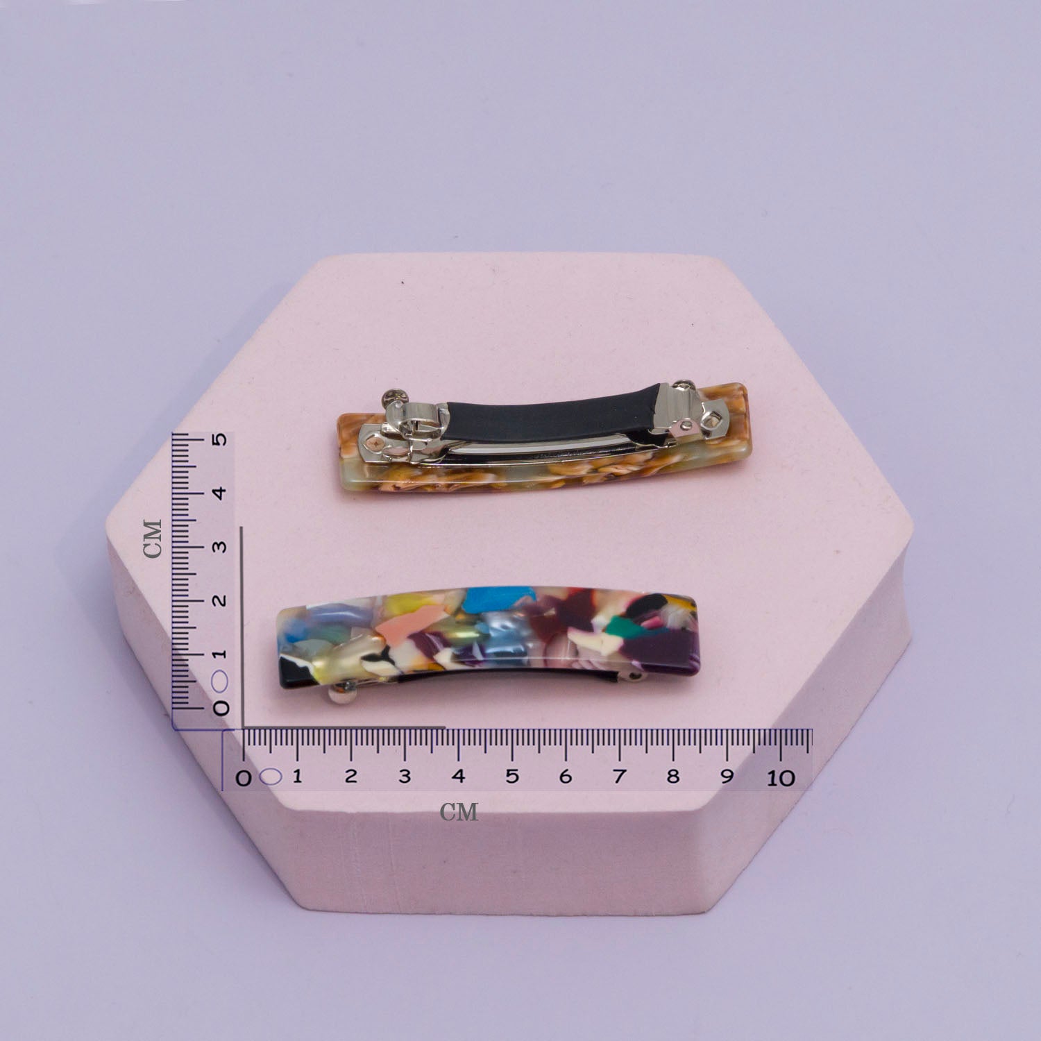 Marble Finish barrettes - UBK2885