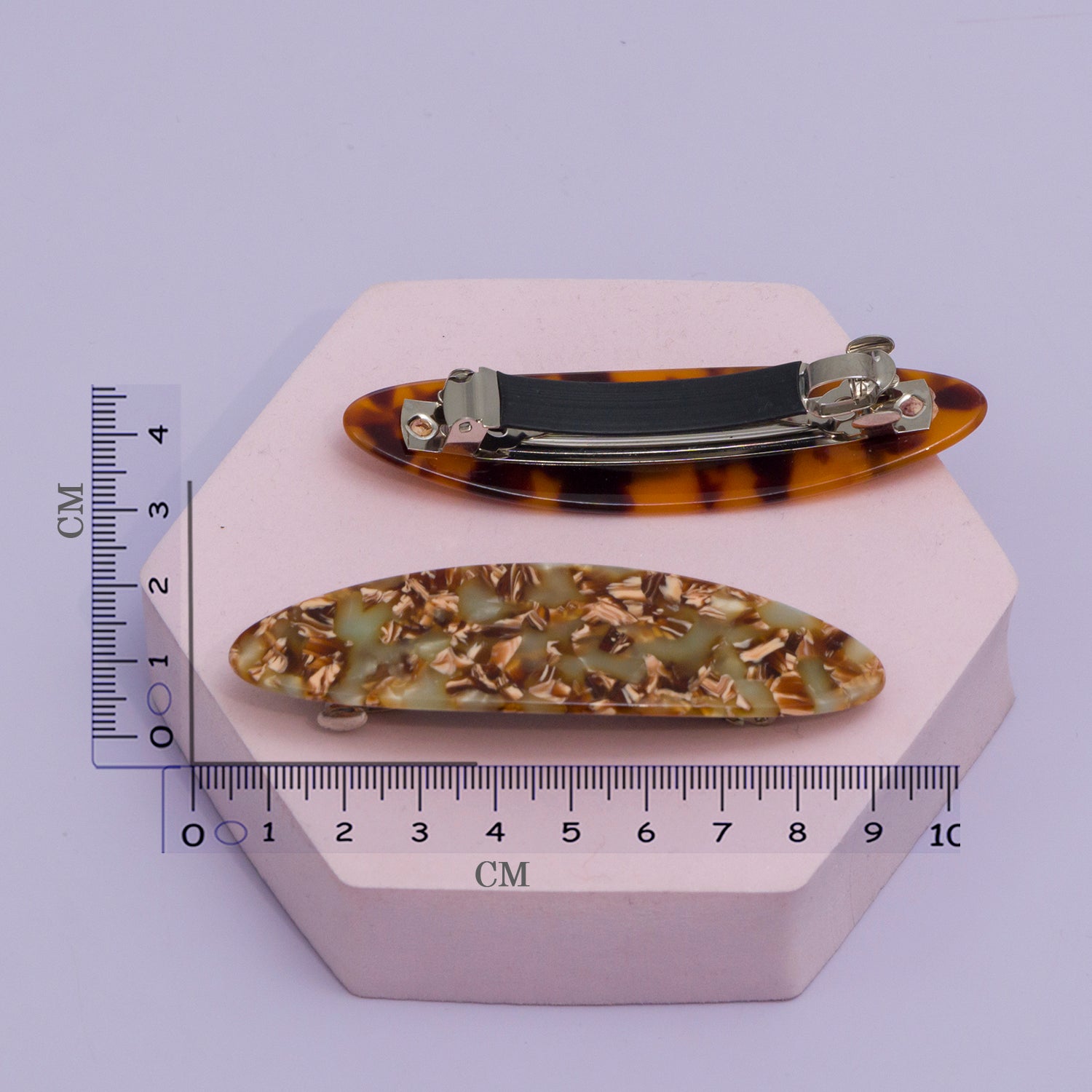 Marble Finish barrettes - UBK2886