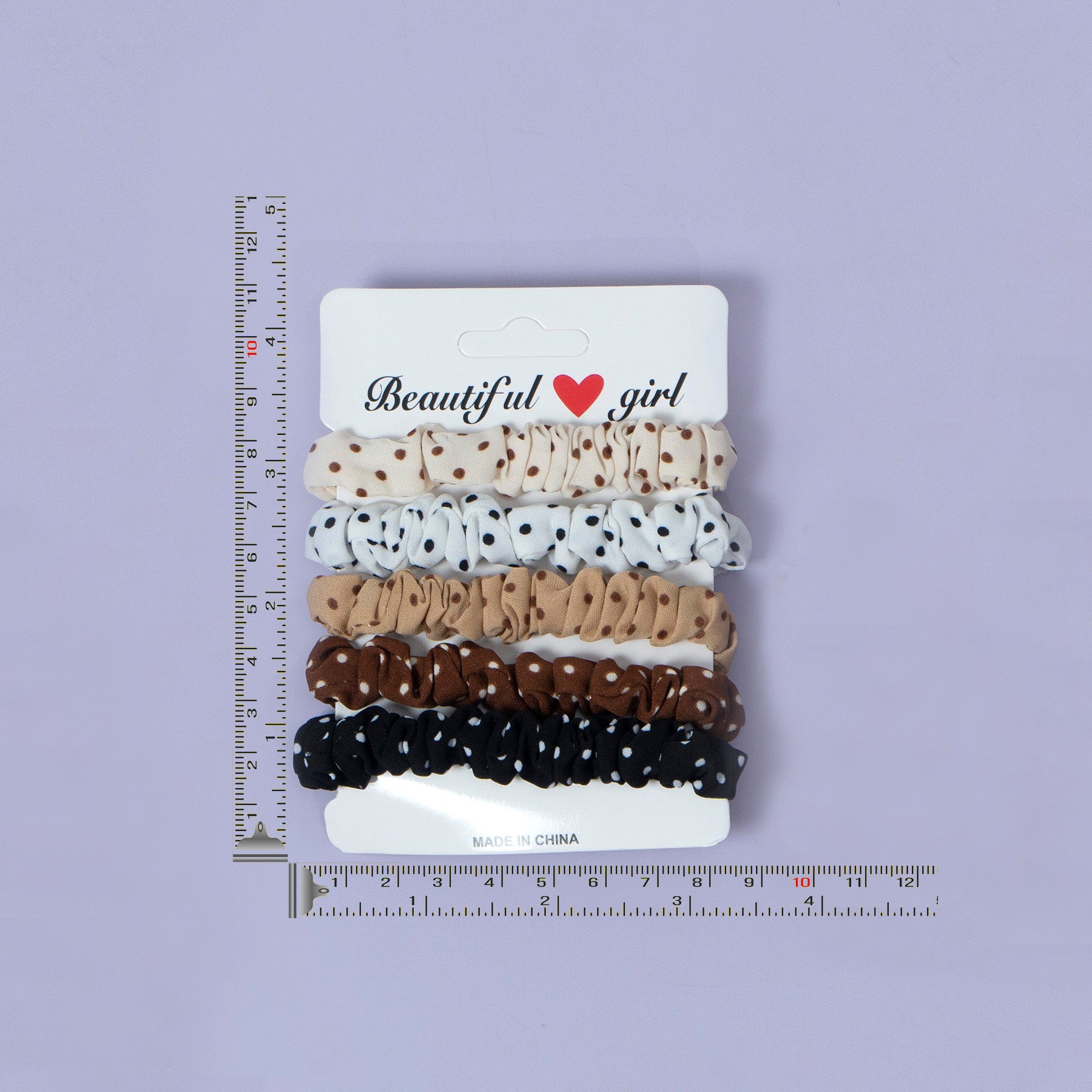 Printed Mini Scrunchies Set (5 Pcs) – UBK3450