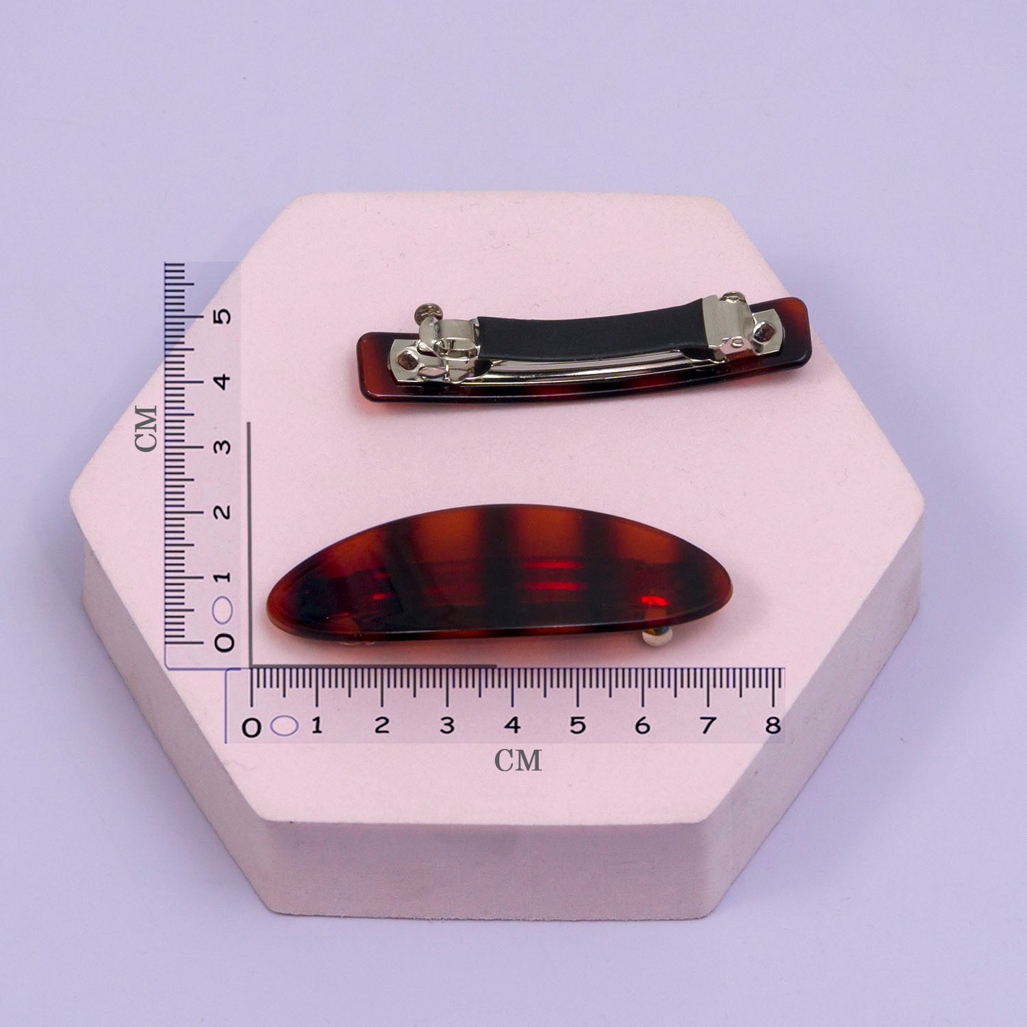 Marble Finish barrettes - UBK2889