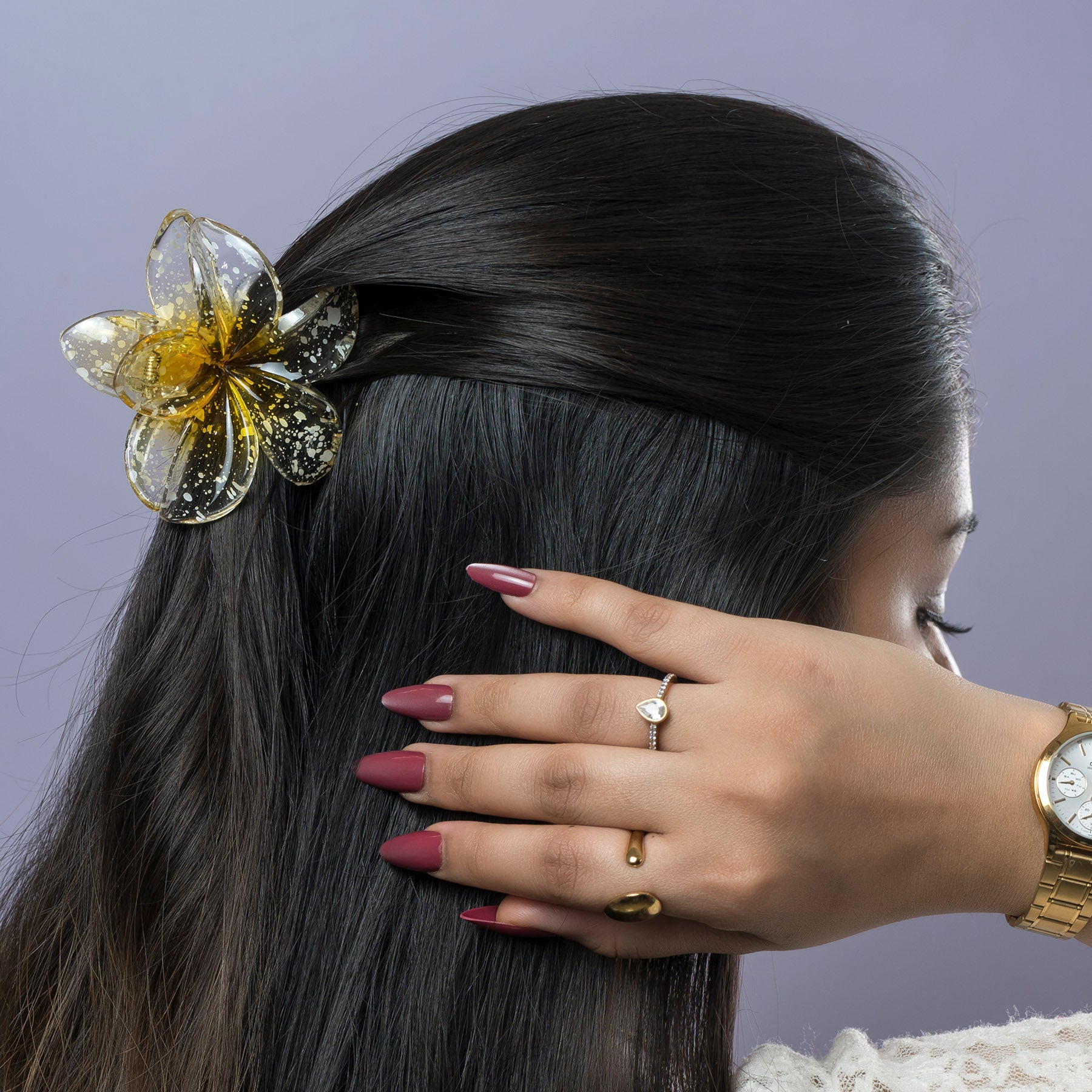 Floral Hair Claw Set – UBK3786