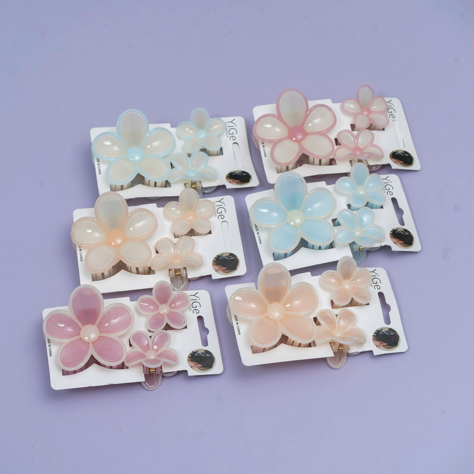 Flower Hair Claw Set – UBK3832